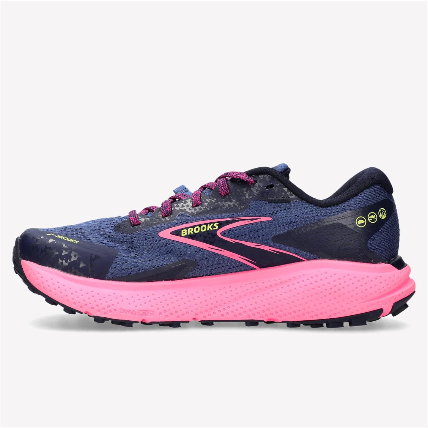 Brooks Divide 5 - azul - Sapatilhas Trail Mulher