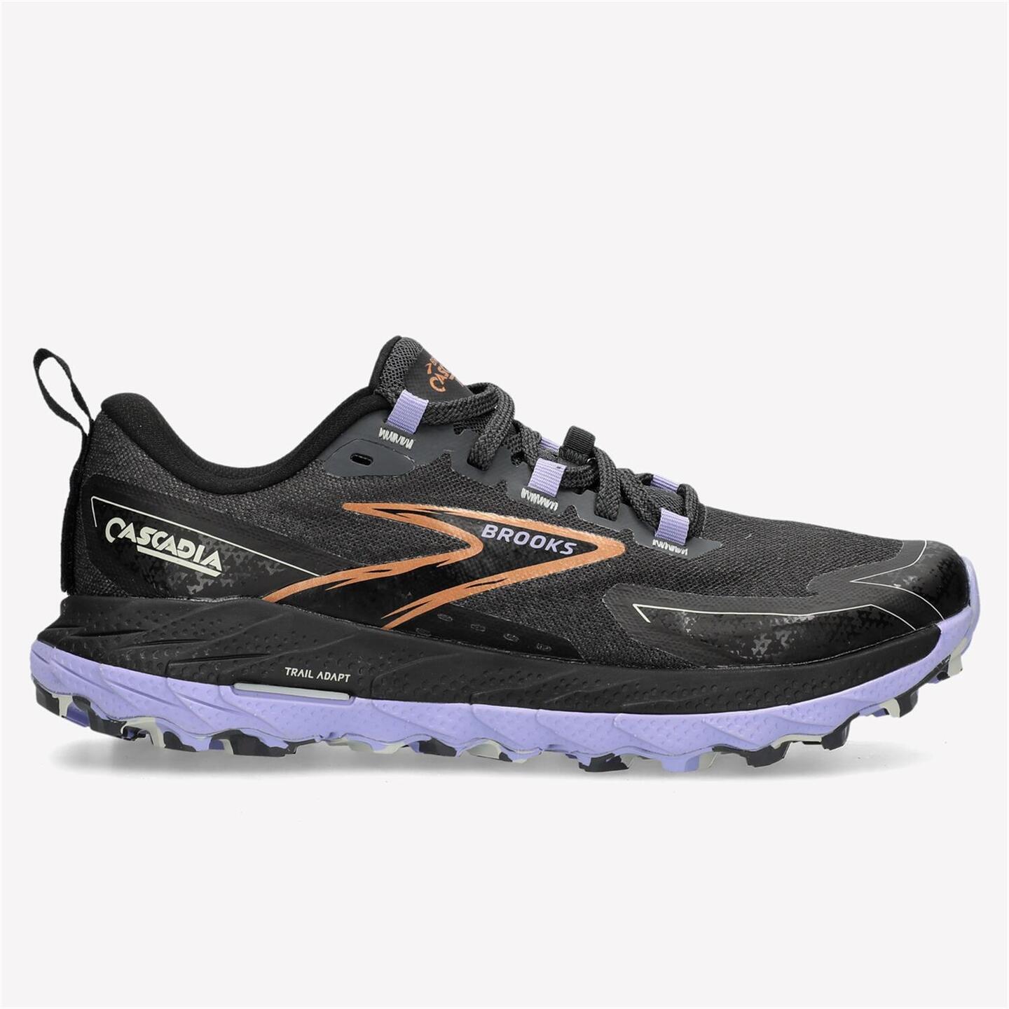 Brooks Cascadia 18 - negro - Sapatilhas Trail Mulher