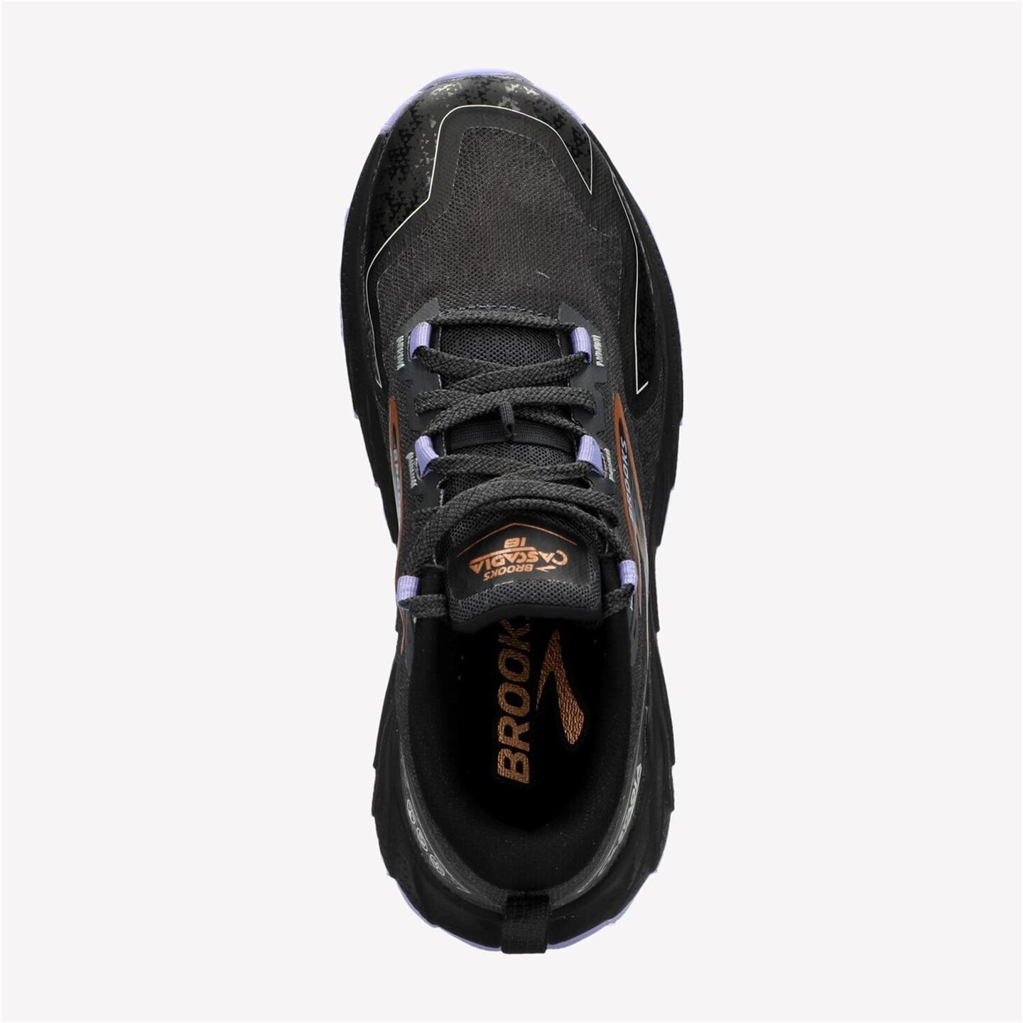 Brooks Cascadia 18 - negro - Sapatilhas Trail Mulher