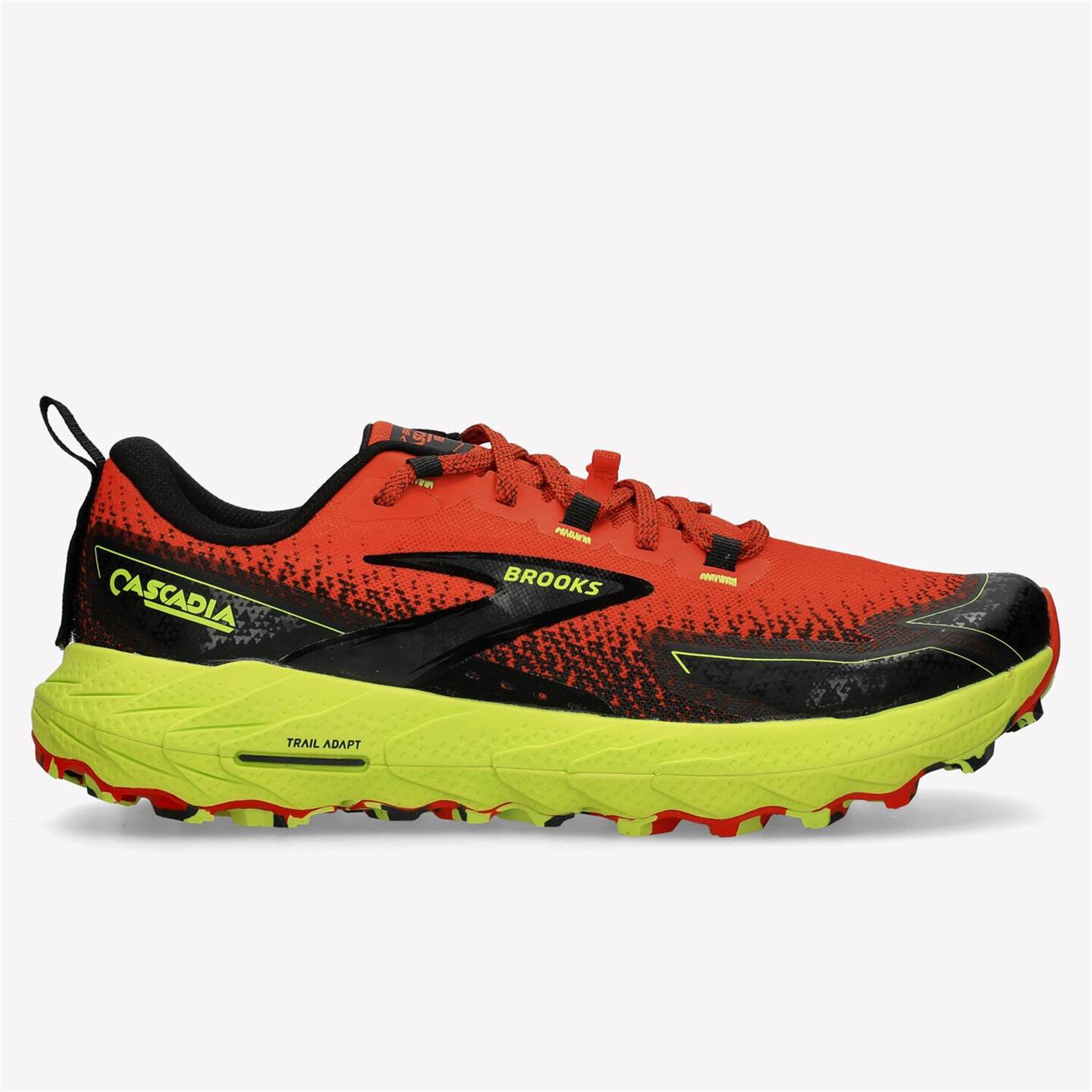 Brooks Cascadia 18 - rojo - Zapatillas Trail Hombre