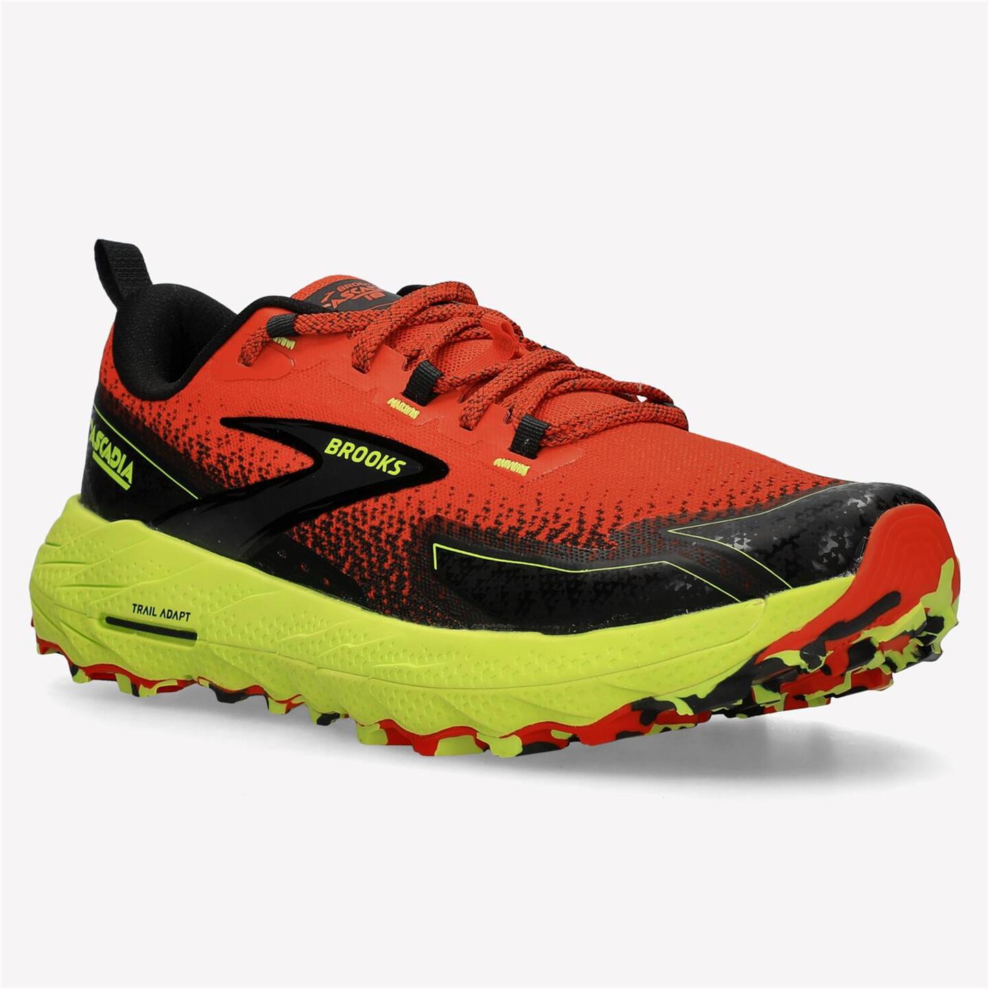 Brooks Cascadia 18 - rojo - Sapatilhas Trail Homem