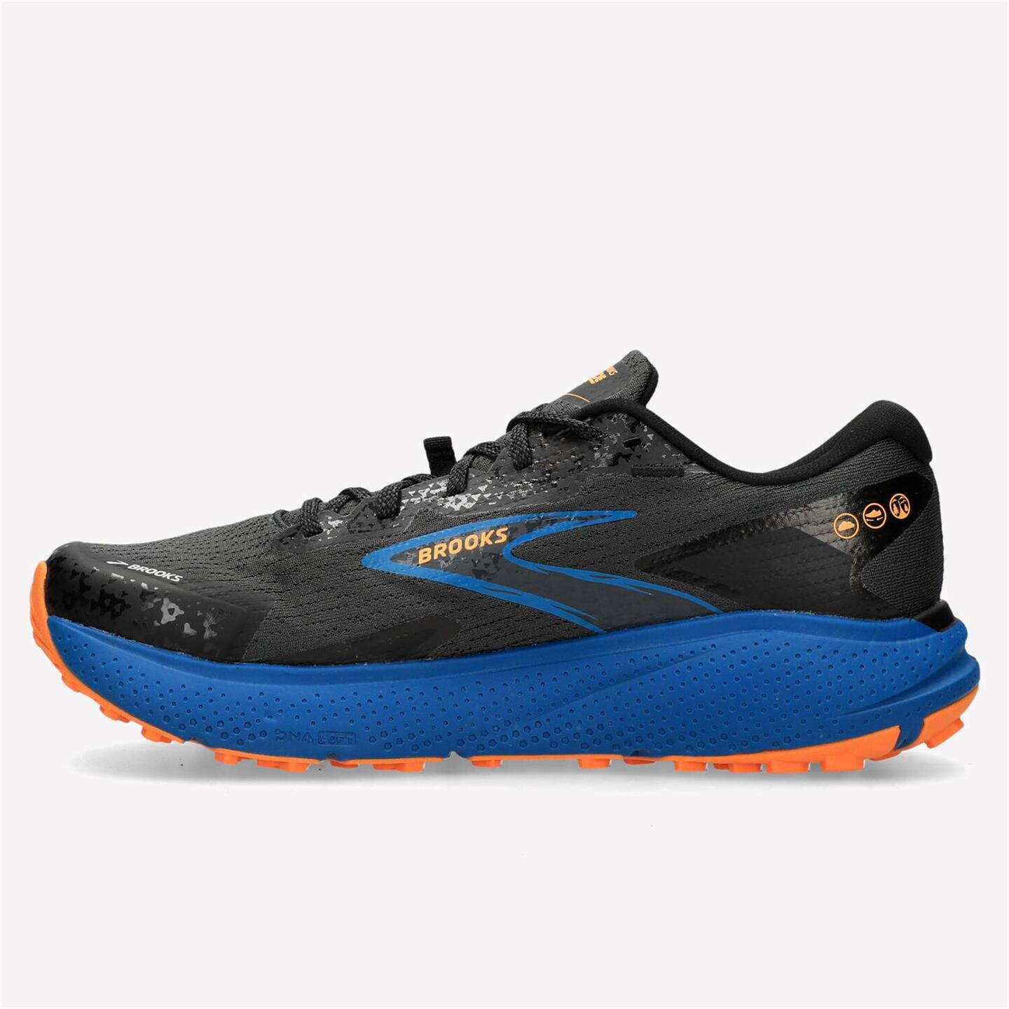 Brooks Divide5 - negro - Sapatilhas Trail Homem