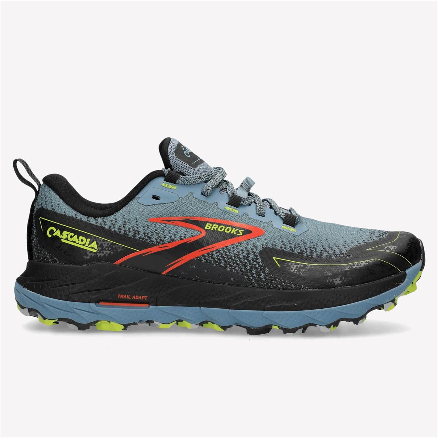 Brooks Cascadia 18 - azul - Sapatilhas Trail Homem