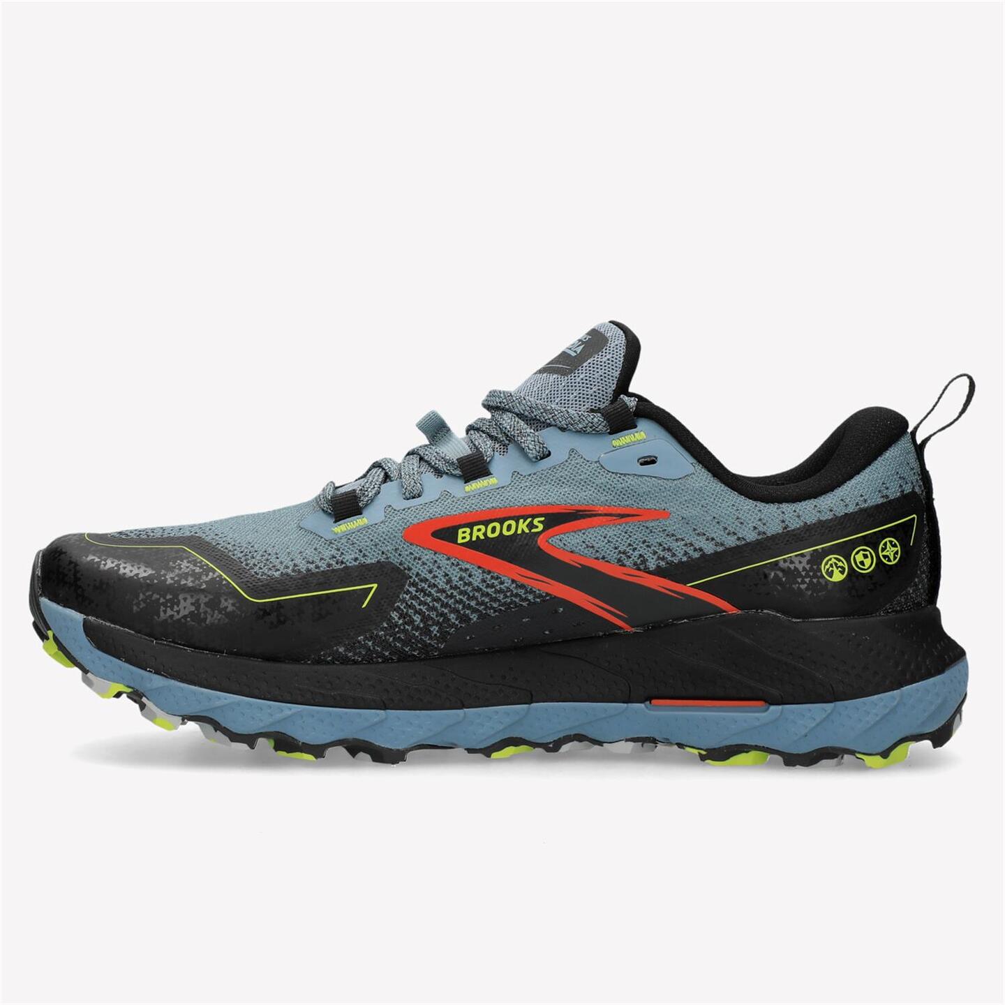 Brooks Cascadia 18 - azul - Sapatilhas Trail Homem