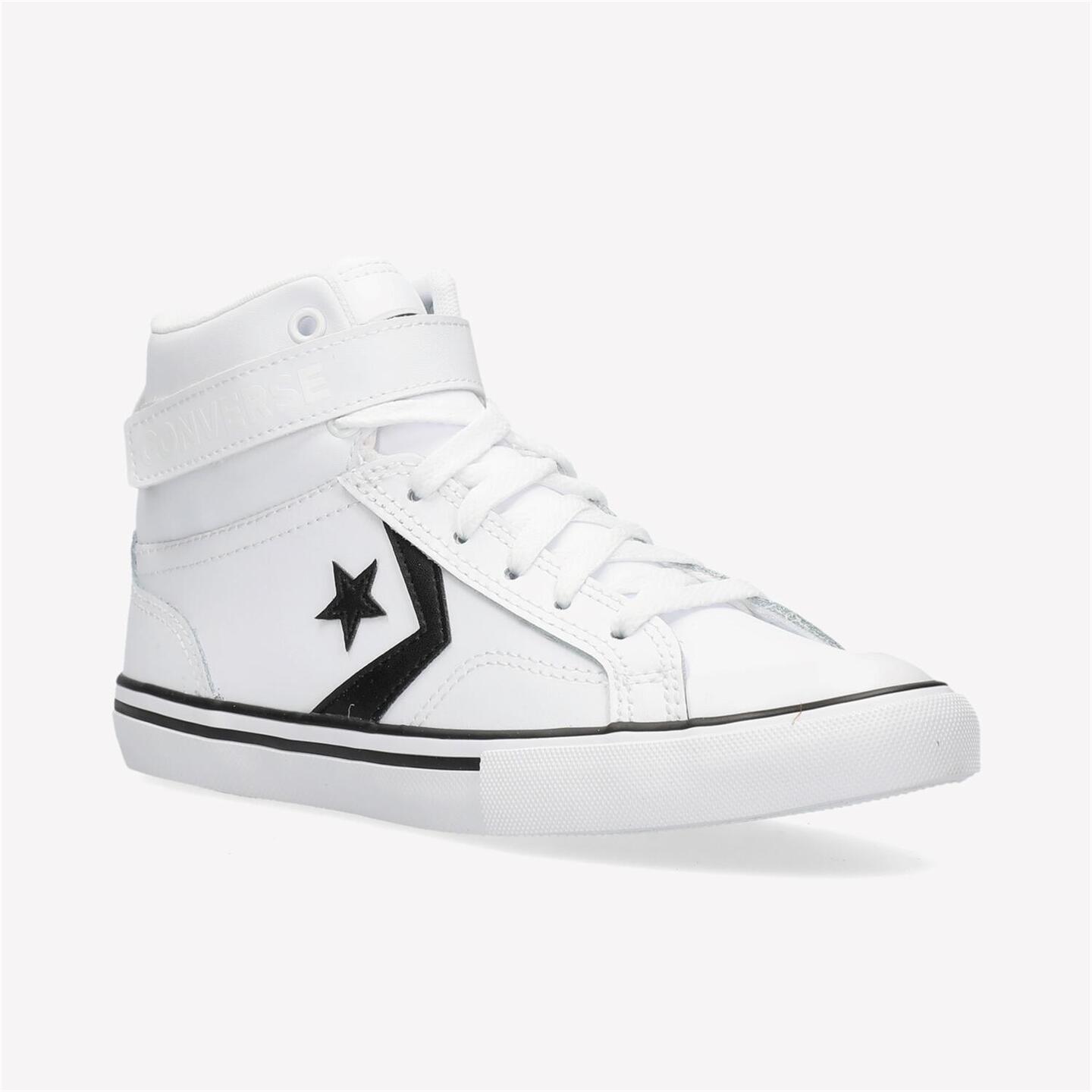 Converse Pro Blaze Strap - blanco - Sapatilhas Lona Rapaz