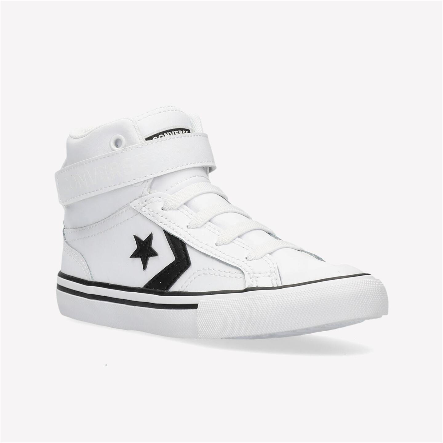 Converse Pro Blaze Mid - blanco - Sapatilhas Altas Velcro Menino