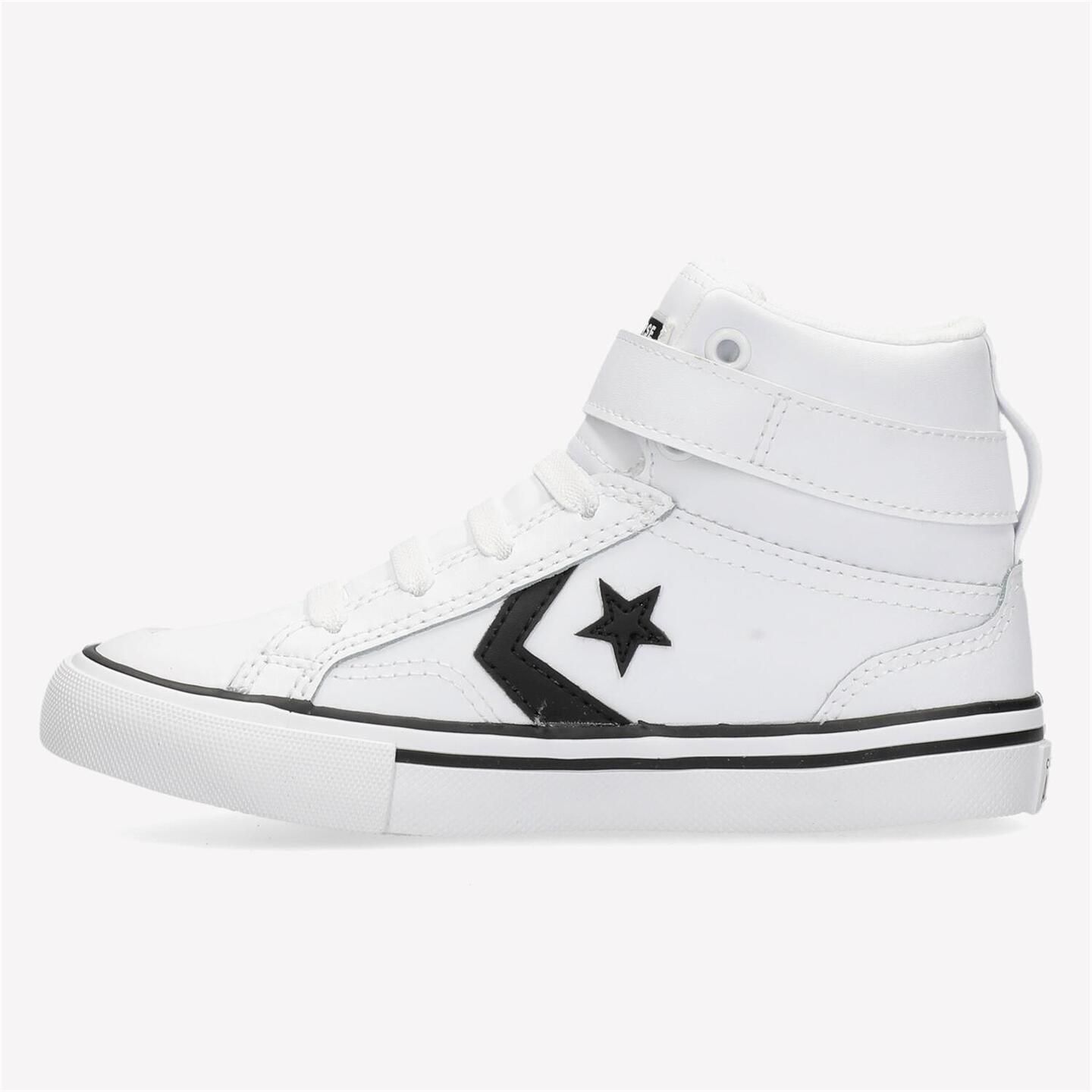 Converse Pro Blaze Mid - blanco - Sapatilhas Altas Velcro Menino