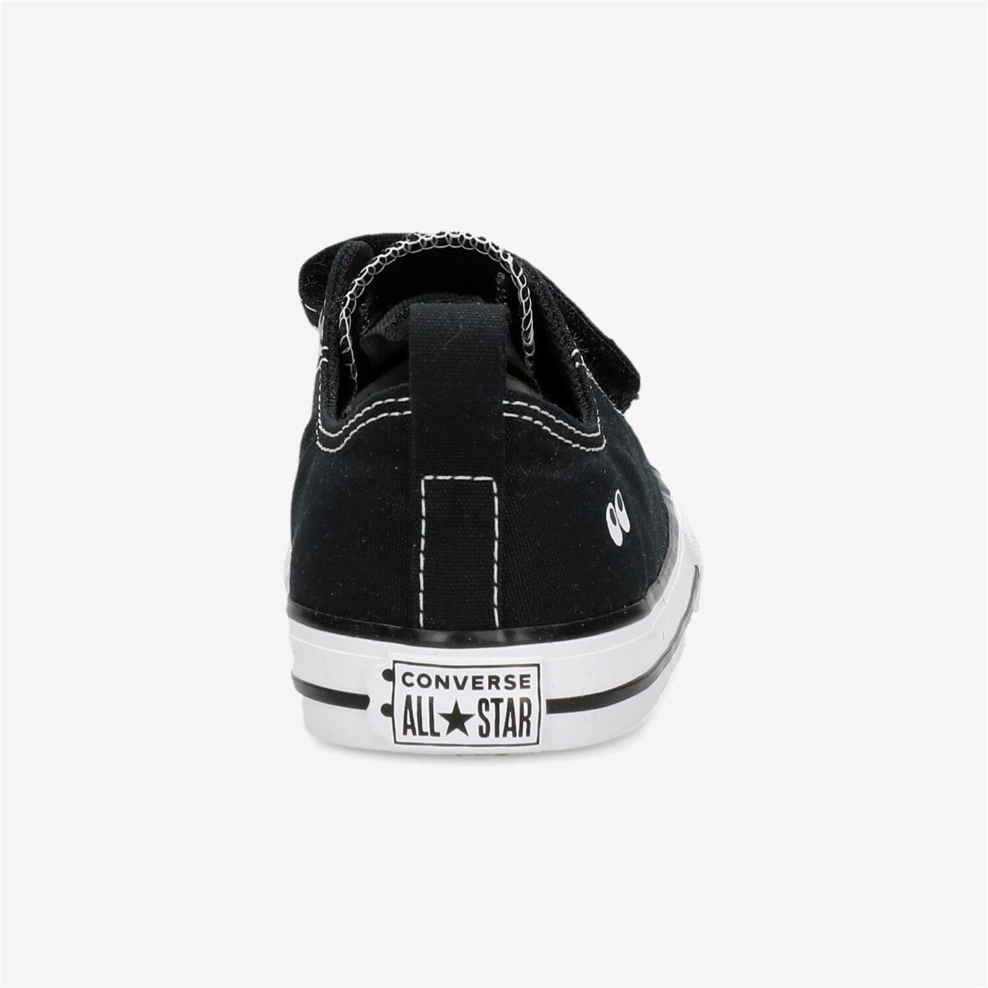 Converse Chuck Taylor Eyes - negro - Sapatilhas Velcro Menino