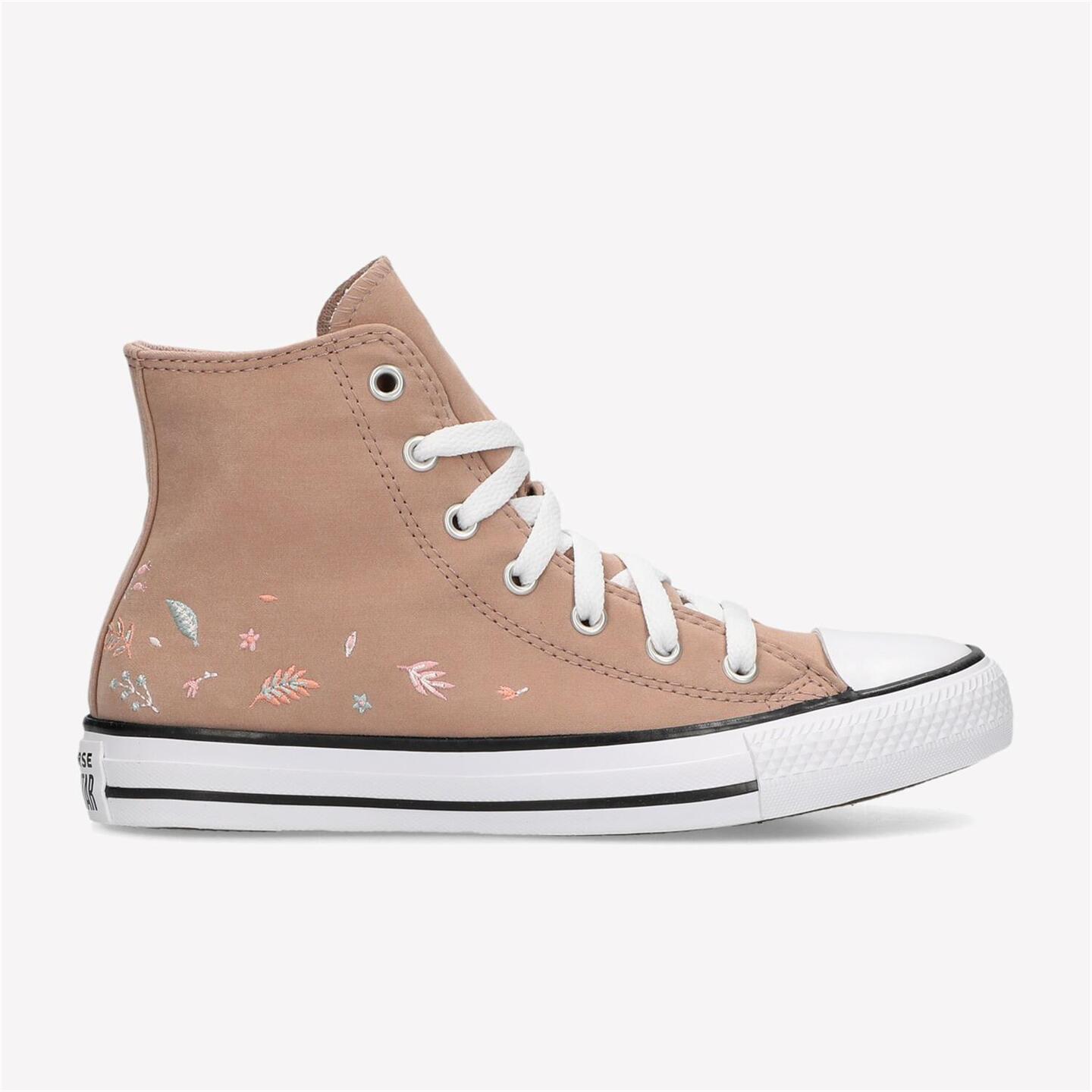 Converse Chuck T Hi Lift - rosa - Sapatilhas Lona Rapariga