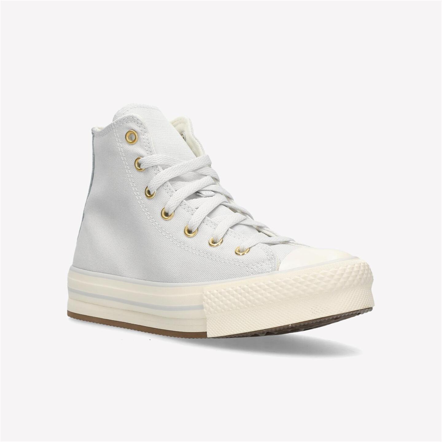 Converse Chuck Taylor Hi Lift - gris - Sapatilhas Lona Rapariga