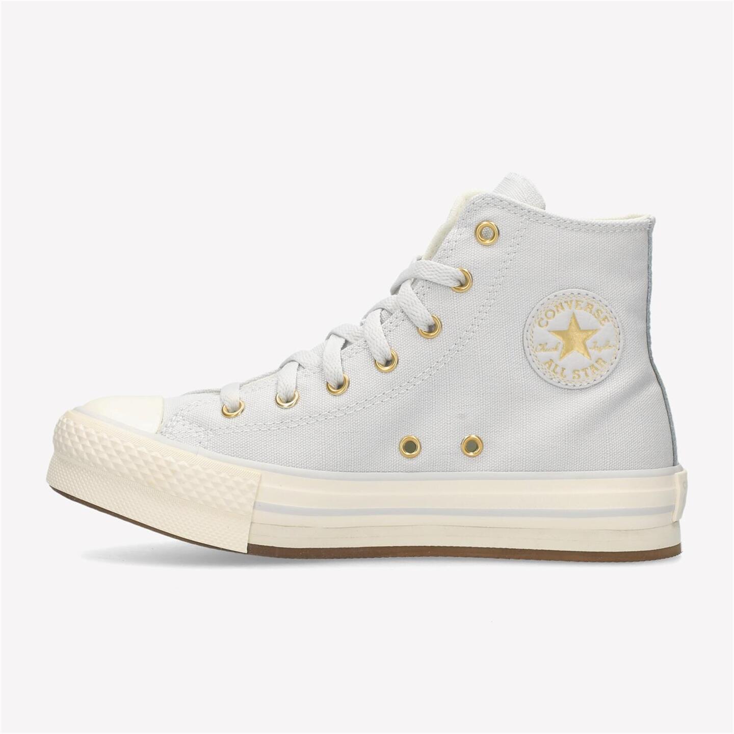 Converse Chuck Taylor Hi Lift - gris - Zapatillas Lona Niña