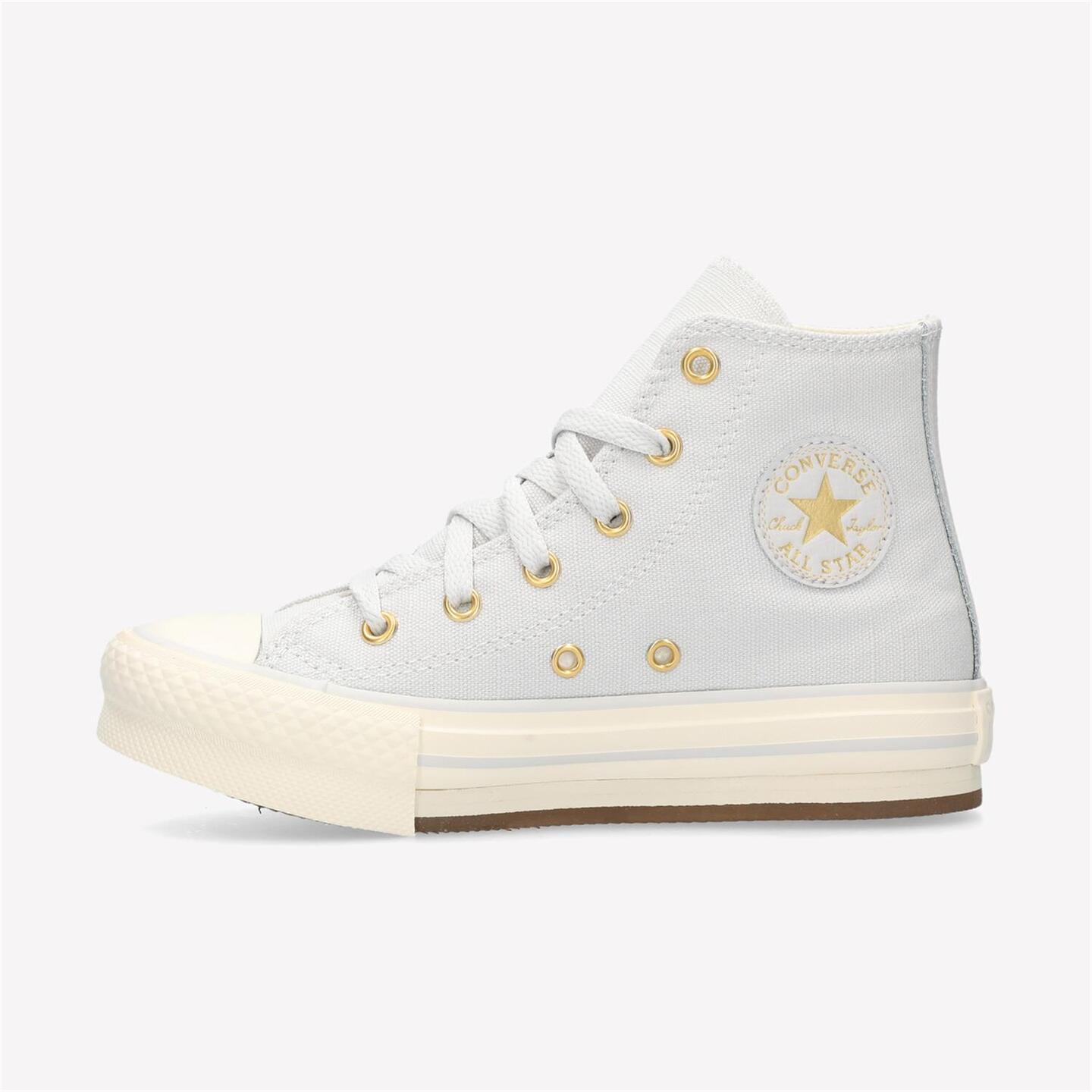 Converse Chuck T Allstar - gris - Sapatilhas Lona Menina