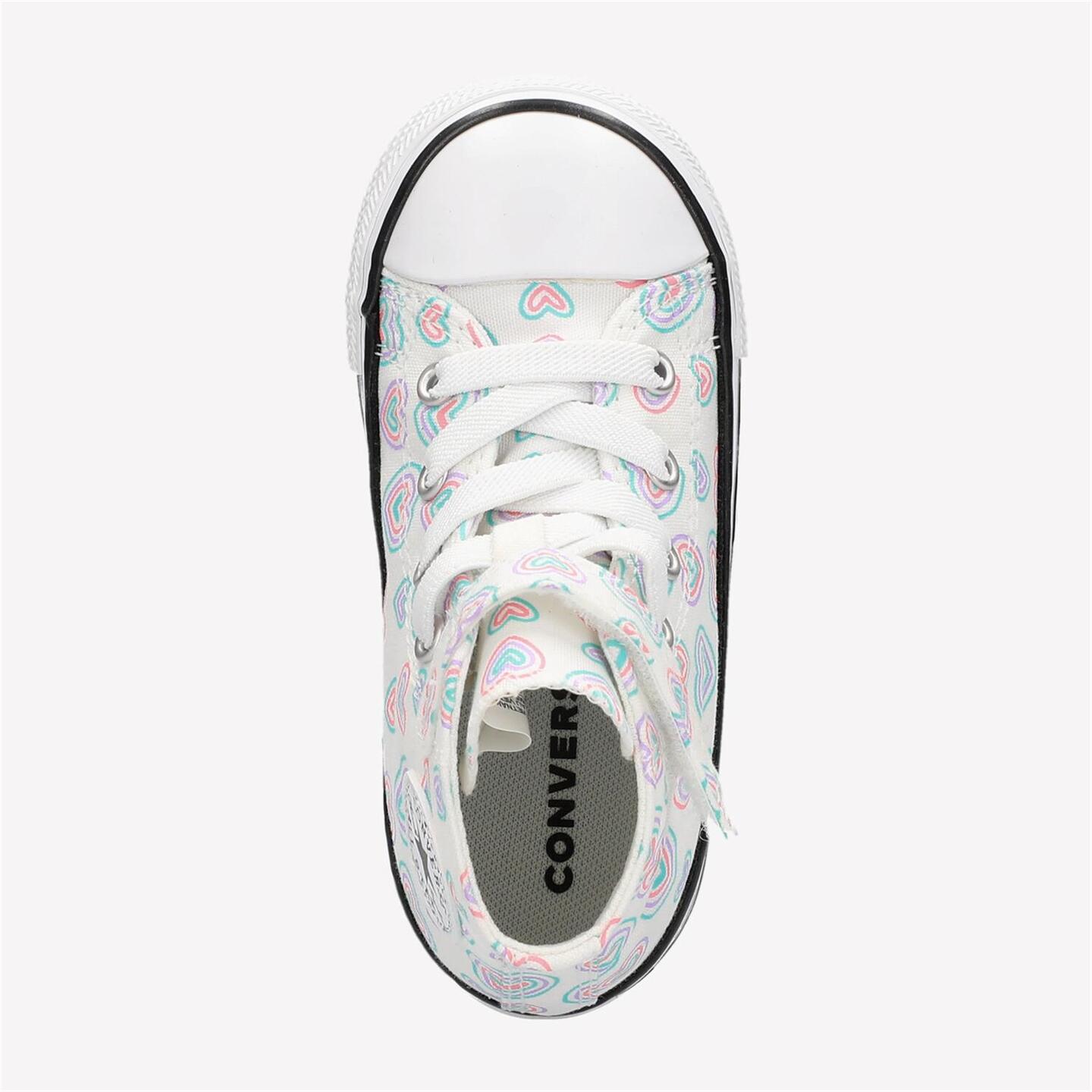 Converse Chuck Taylor Hi - blanco - Sapatilhas Lona Menina