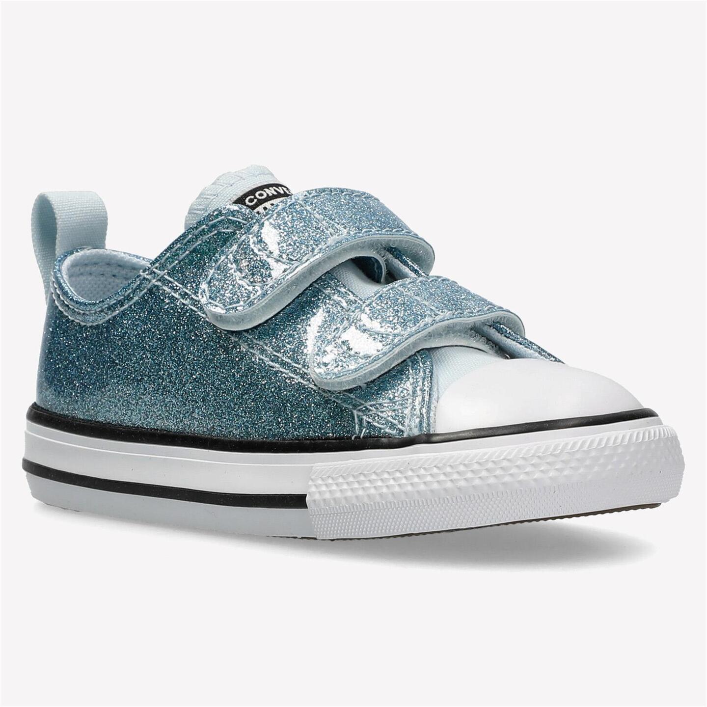 Converse Chuck Taylor - verde - Sapatilhas Purpurina Menina