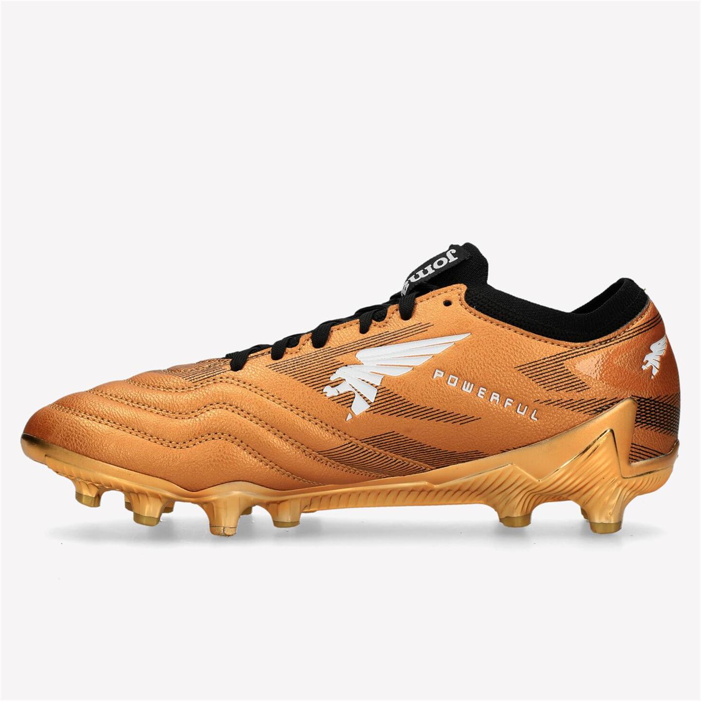 Joma Powerfull Premium Fg - amarillo - Chuteiras Pitons Adulto