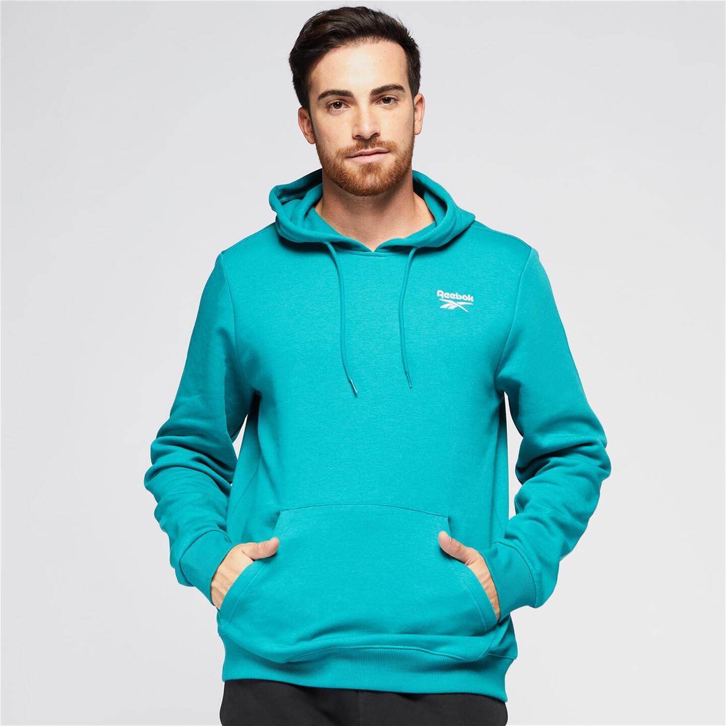 Sudadera Reebok Azul Sudadera Capucha Hombre Sprinter