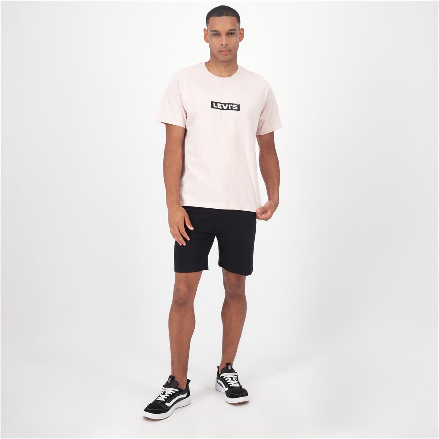 Levi's Boxtab - rosa - T-shirt Algodão Homem