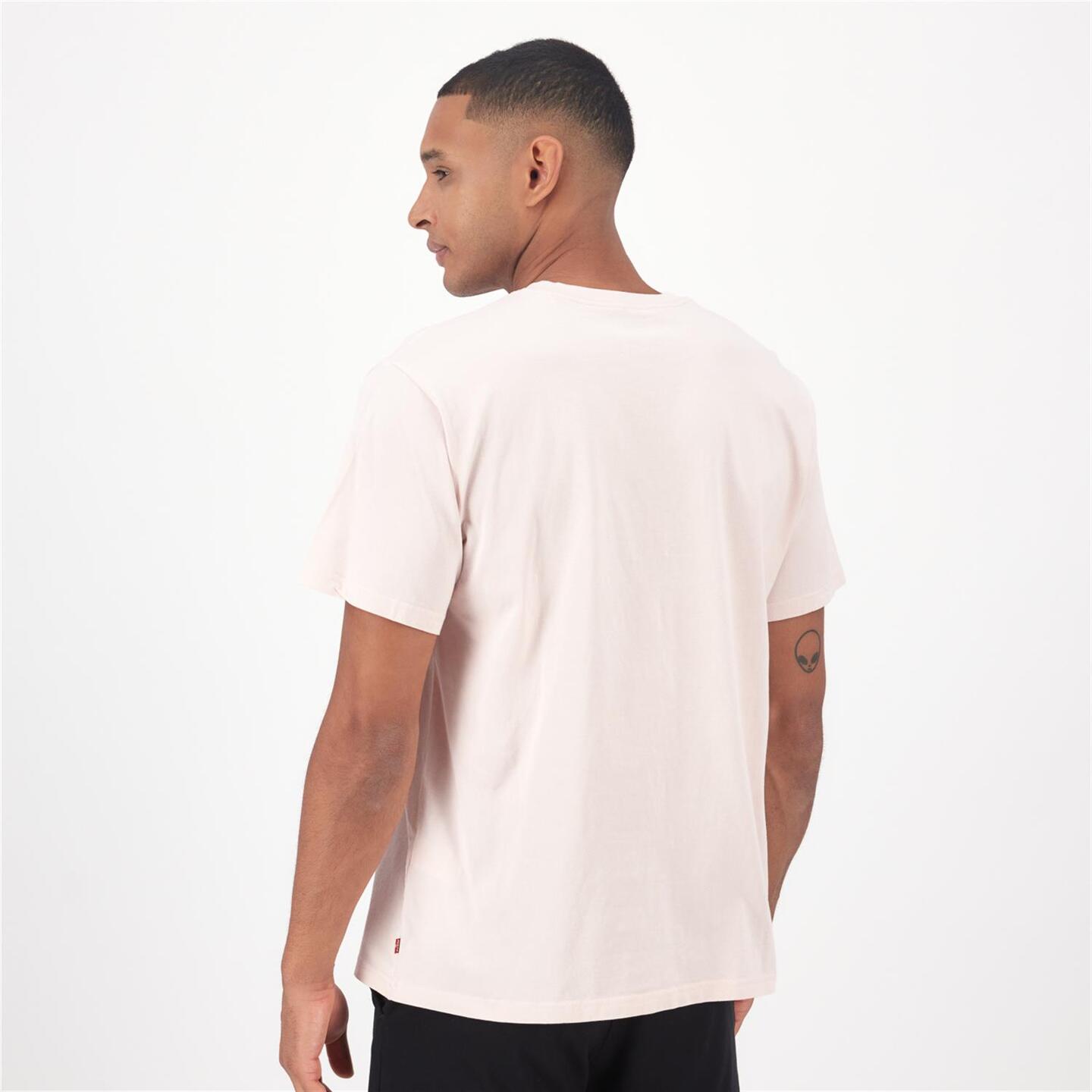 Levi's Boxtab - rosa - Camiseta Algodón Hombre