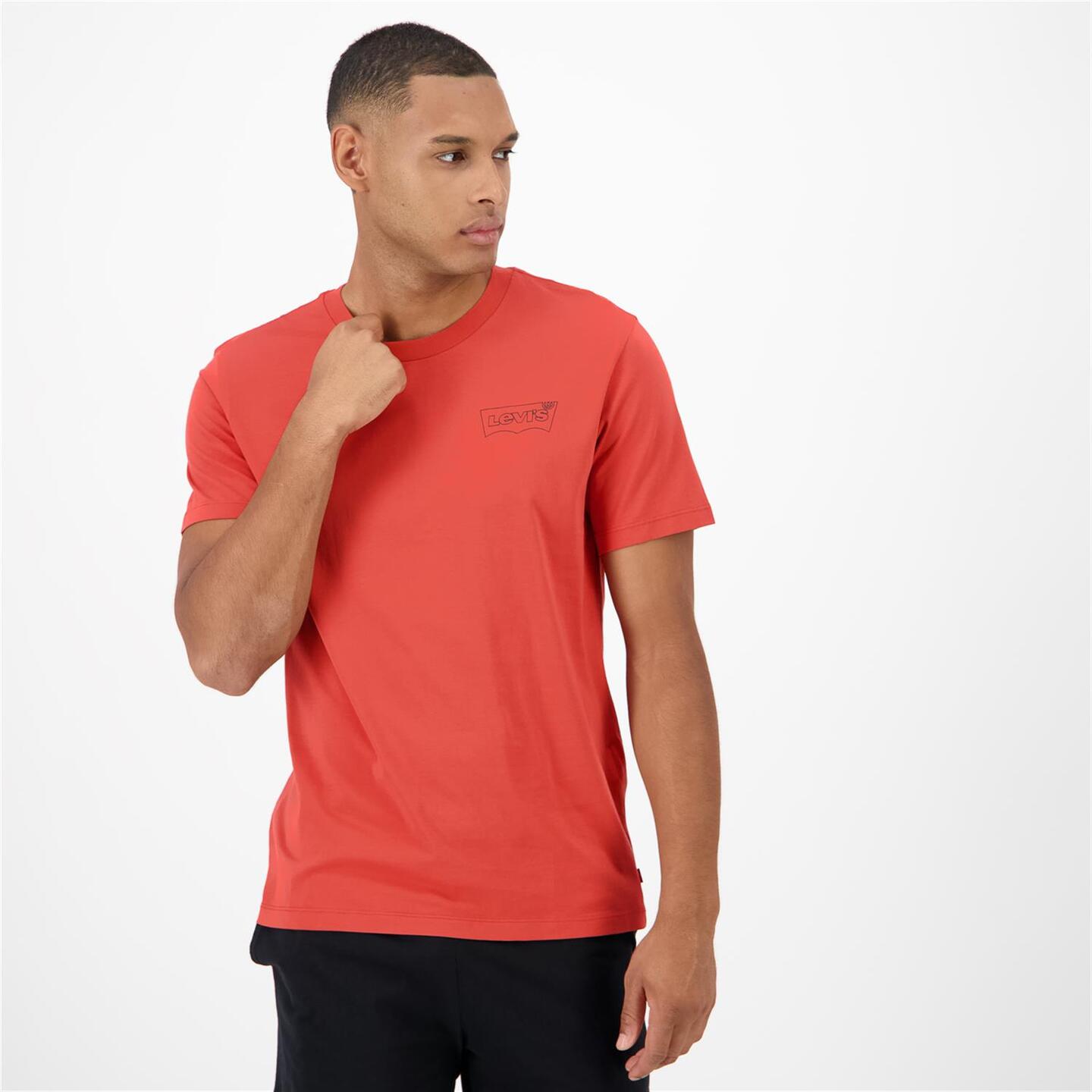 Levi's Batwing - rojo - T-shirt Algodão Homem