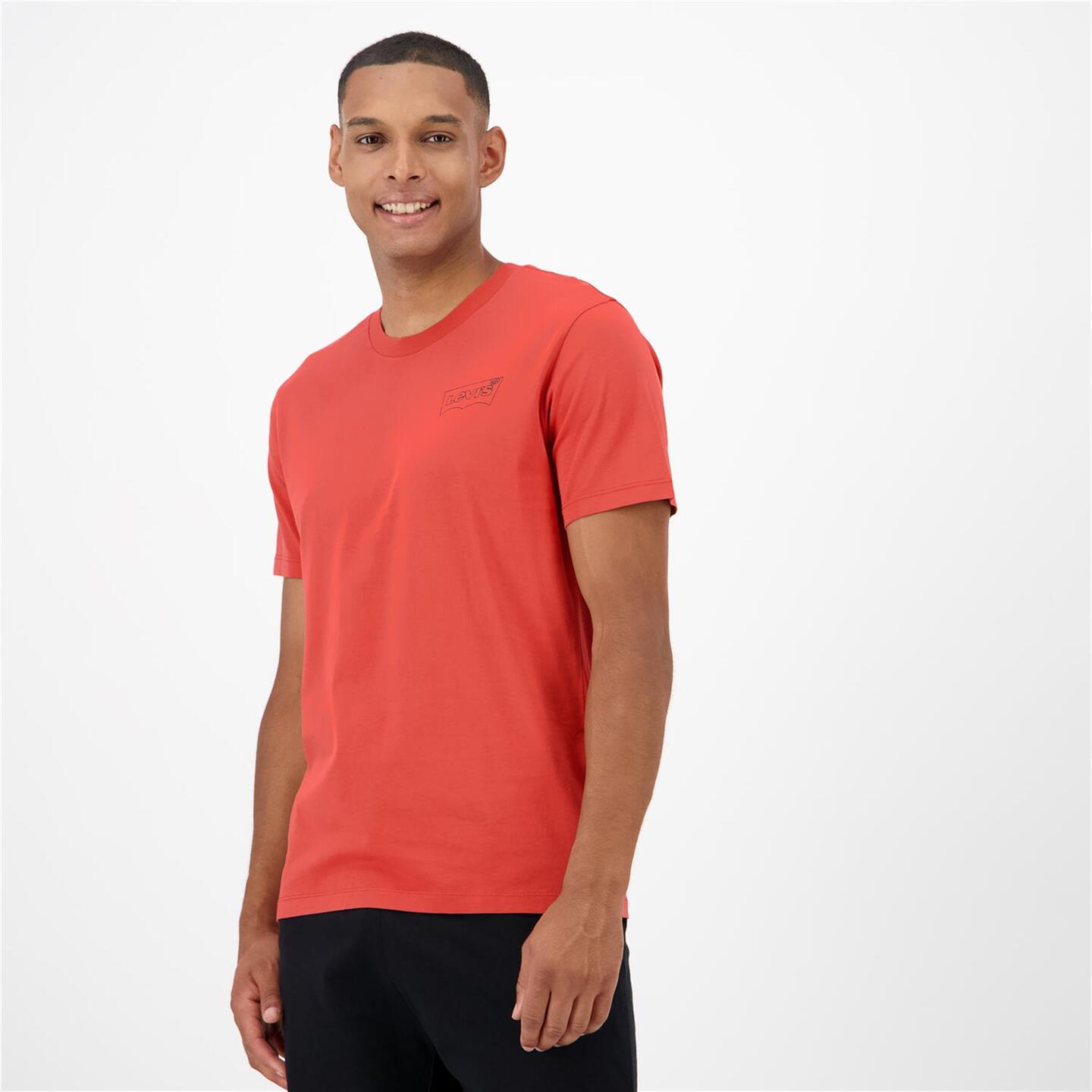 Levi's Batwing - rojo - T-shirt Algodão Homem