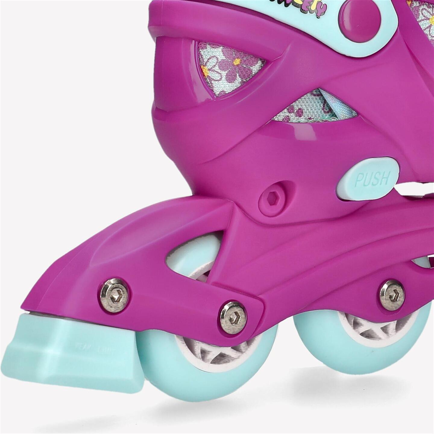 Patins Tweety - rosa - Patins em Linha Júnior Looney Tunes