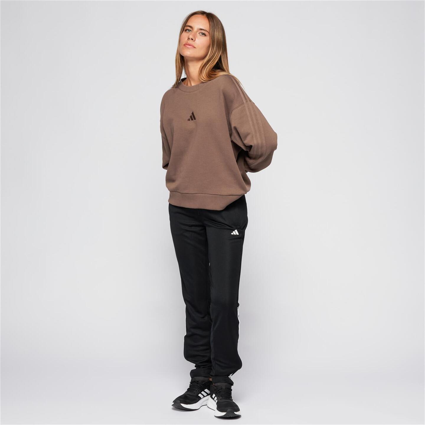 Sweat adidas - marron - Sweat Oversize Mulher