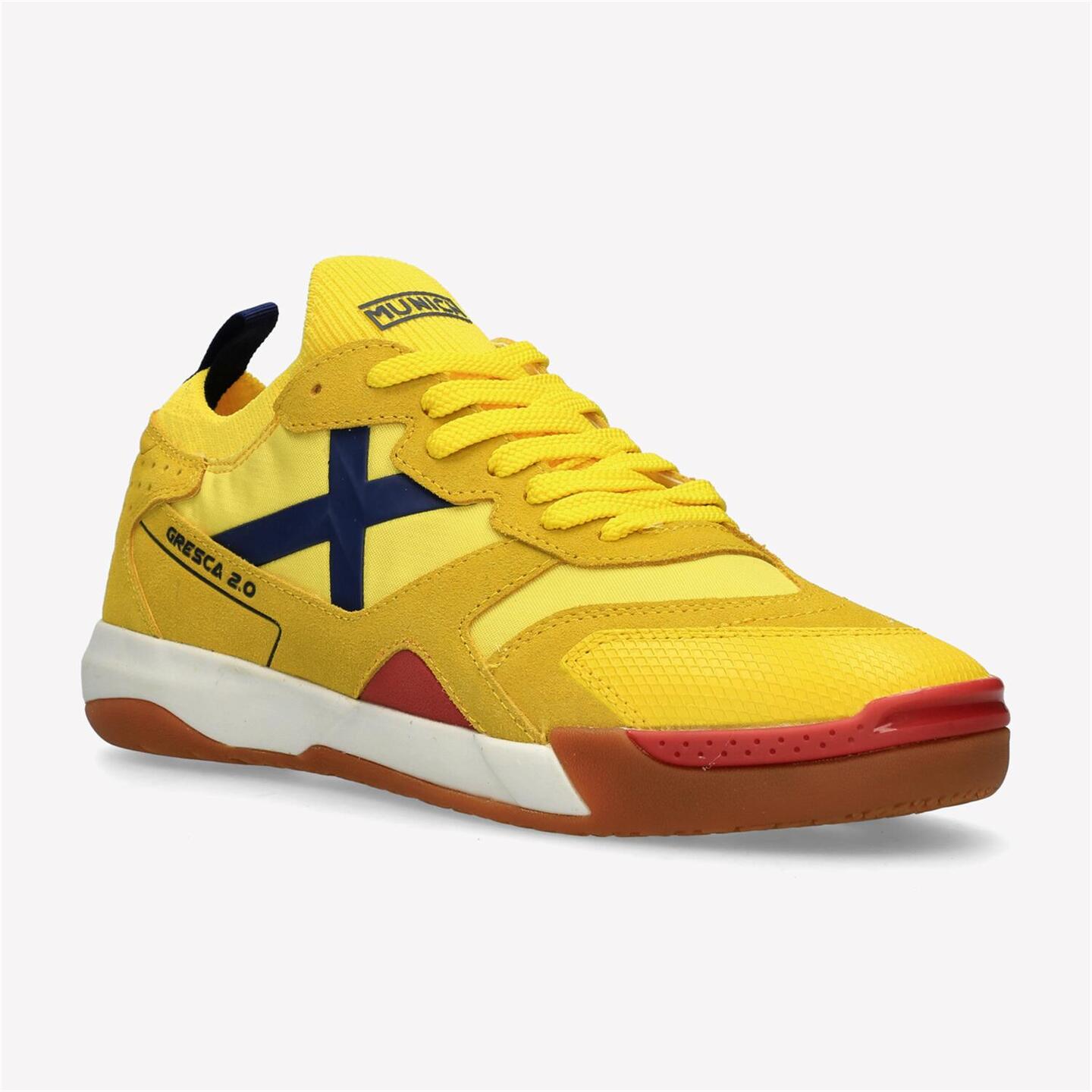 Munich Gresca - amarillo - Zapatillas Fútbol Sala Hombre