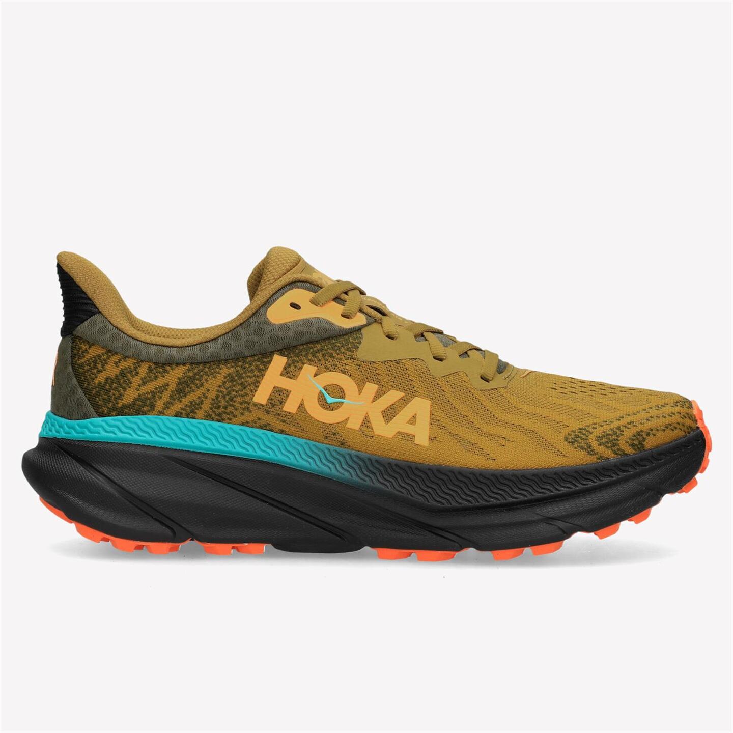 Hoka Challenger - amarillo - Sapatilhas Trail Homem