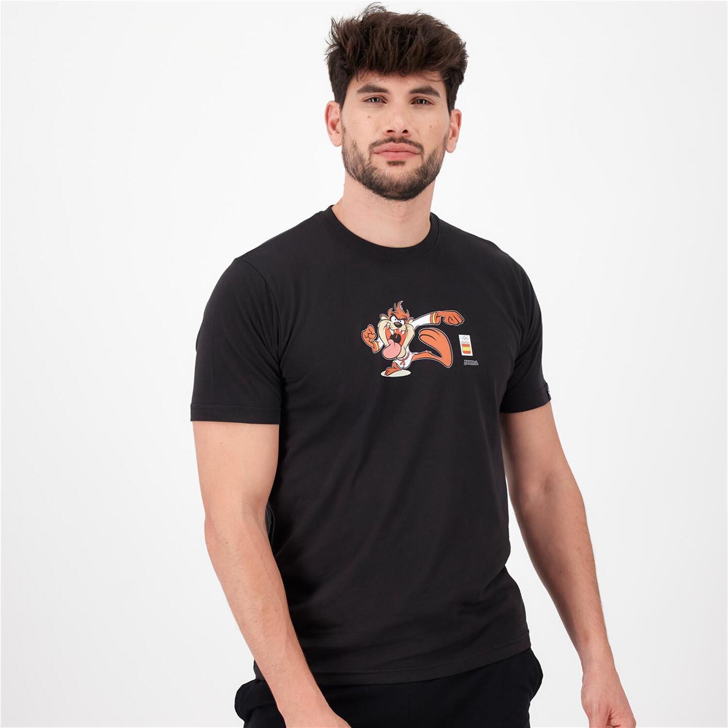 Joma Demonio Tasmania Jjoo - negro - Camiseta Hombre Looney Tunes