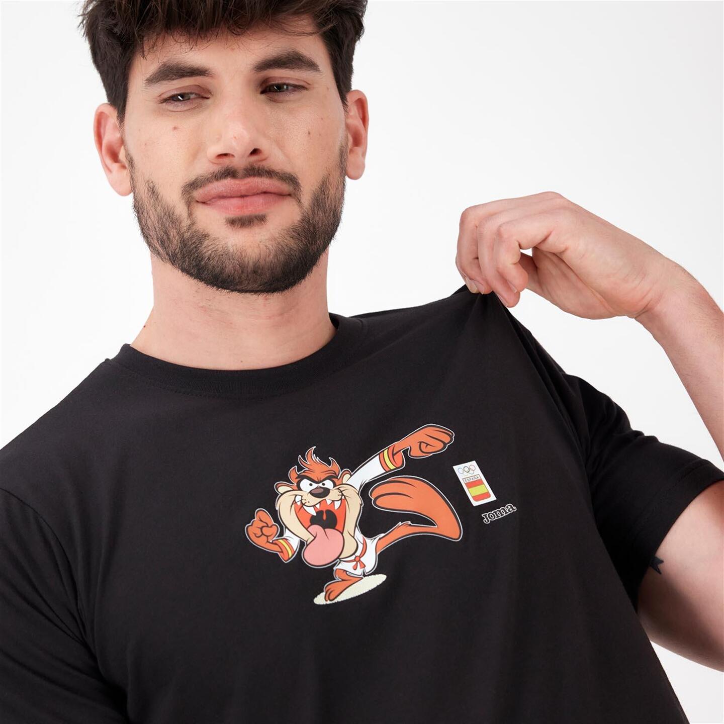 Joma Demonio Tasmania Jjoo - negro - Camiseta Hombre Looney Tunes