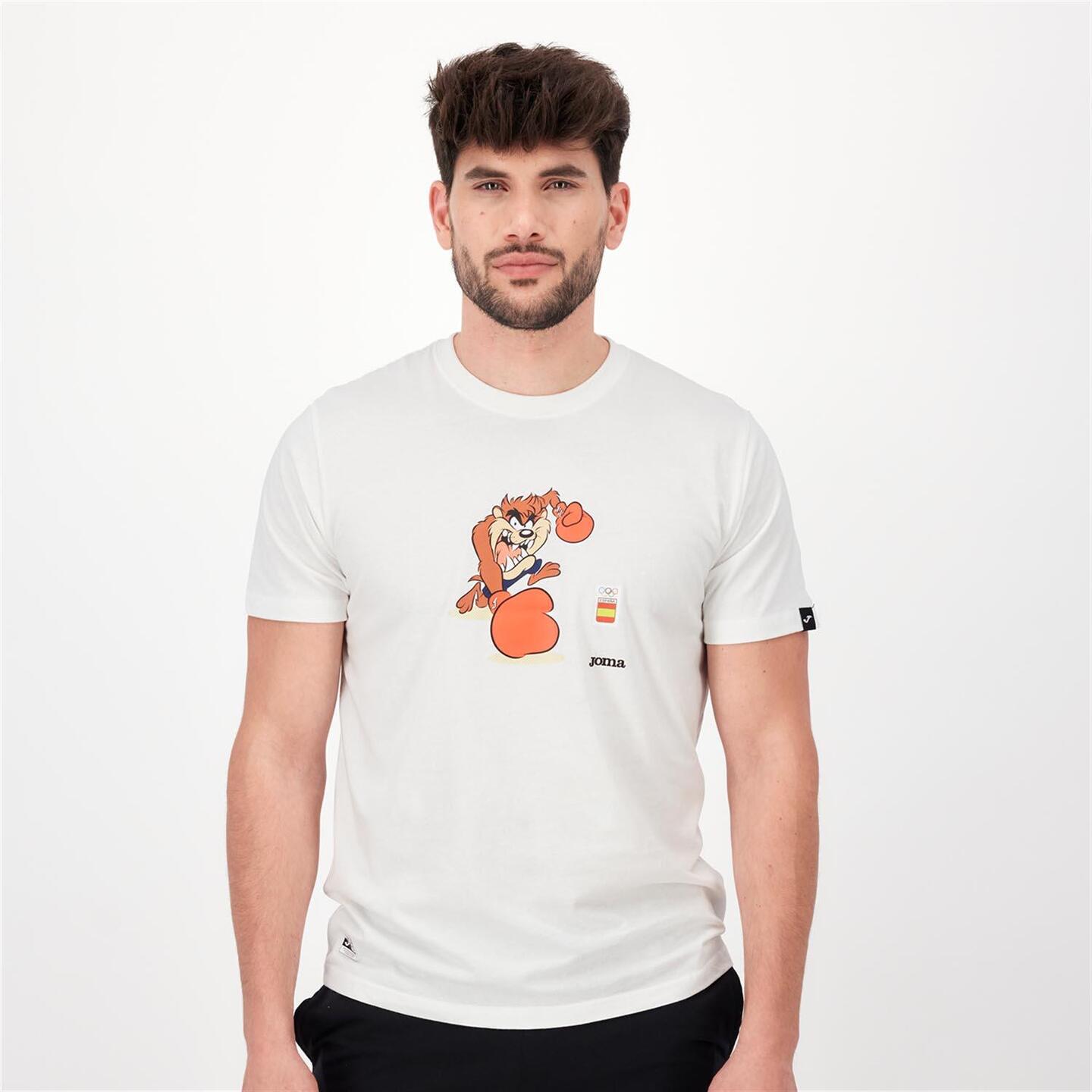 Joma Demonio Tasmania Jjoo - blanco - Camiseta Hombre Looney Tunes