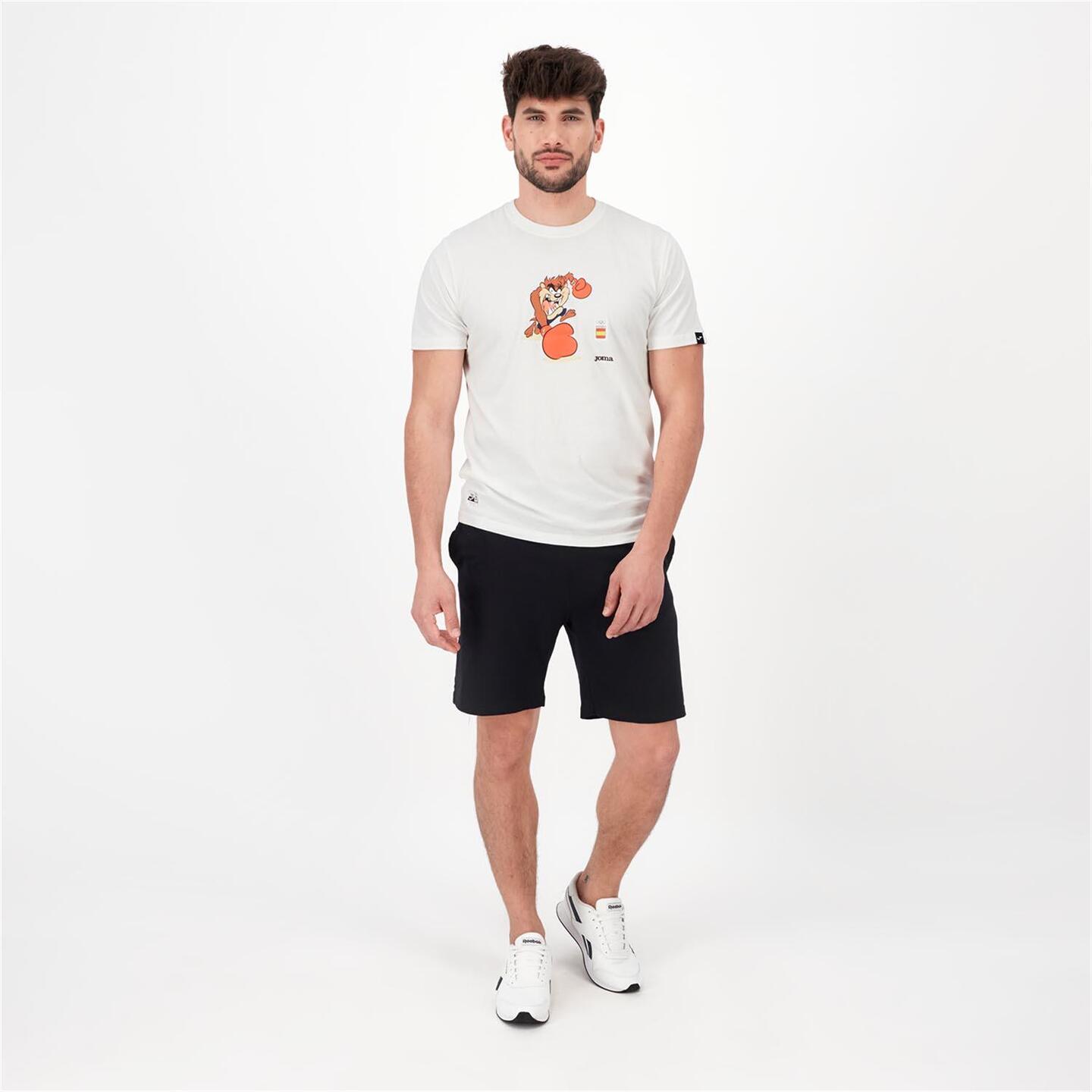 Joma Demonio Tasmania Jjoo - blanco - Camiseta Hombre Looney Tunes