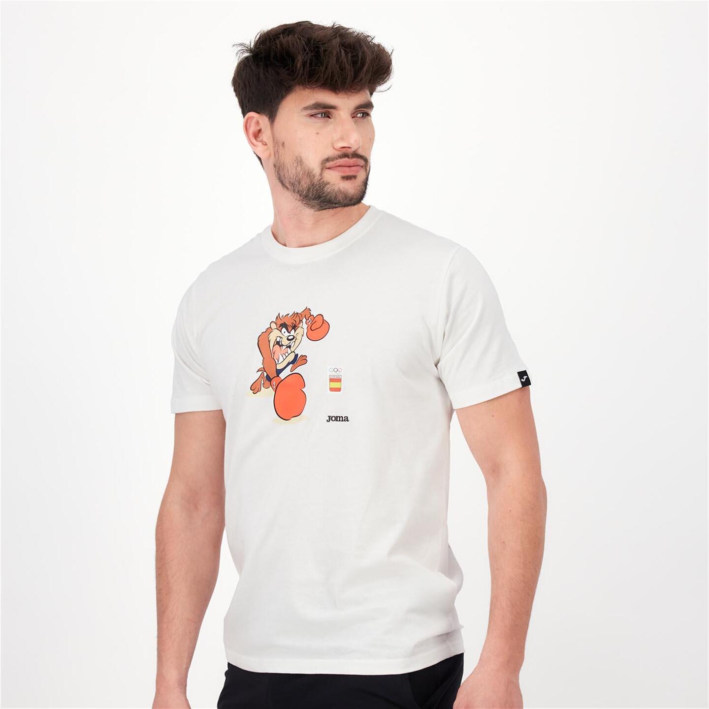 Joma Demonio Tasmania Jjoo - blanco - Camiseta Hombre Looney Tunes