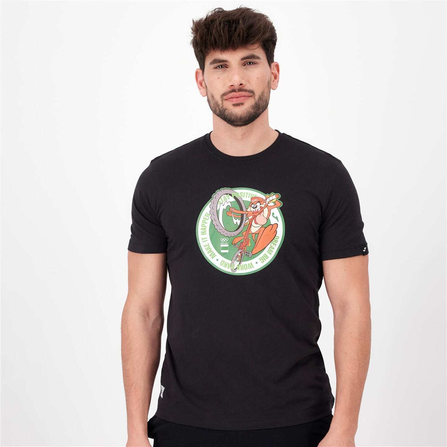 Joma Demonio Tasmania Jjoo - negro - Camiseta Hombre Looney Tunes