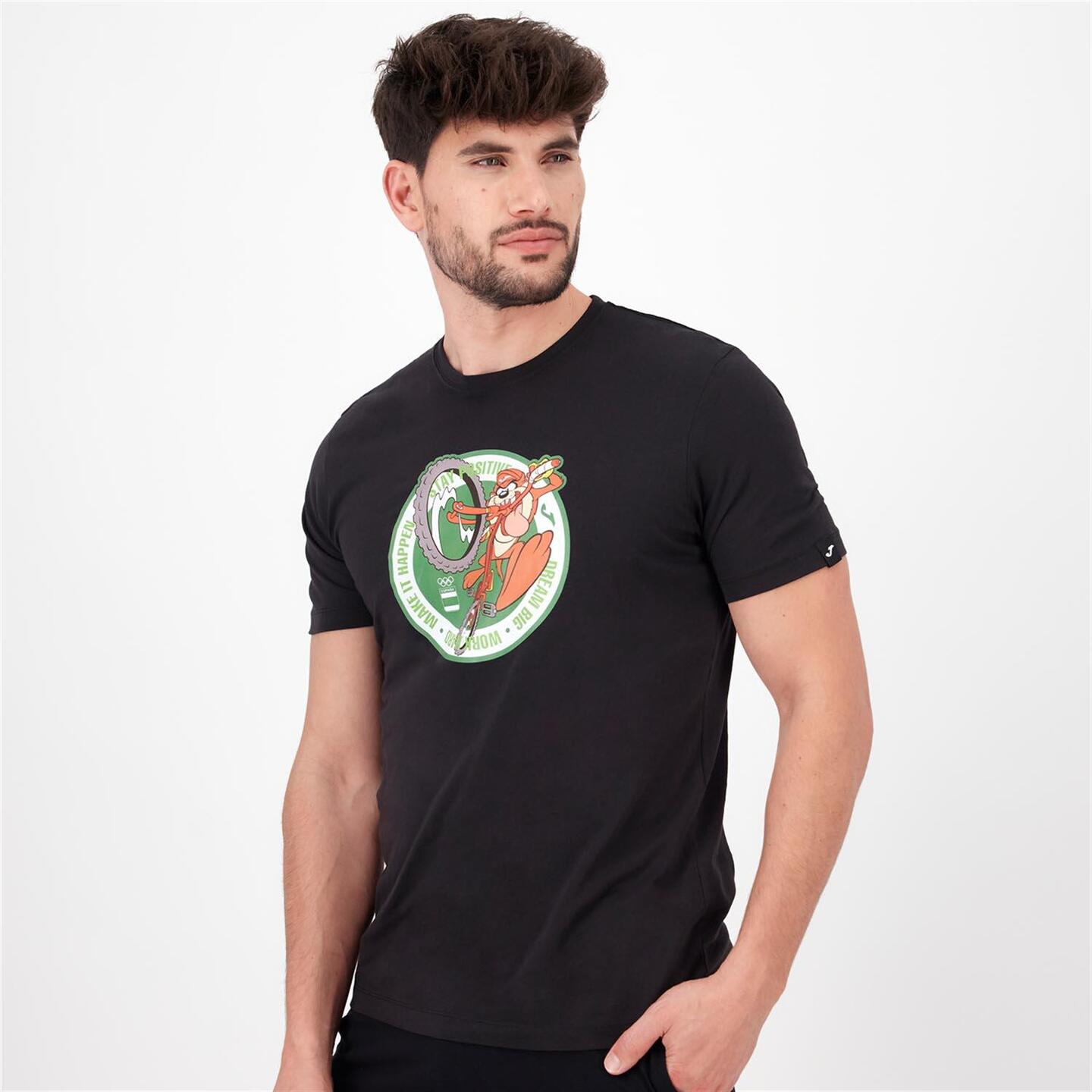 Joma Demonio Tasmania Jjoo - negro - Camiseta Hombre Looney Tunes