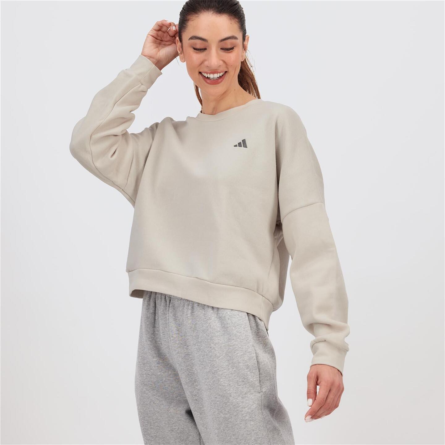 Sudadera adidas blanca mujer deals