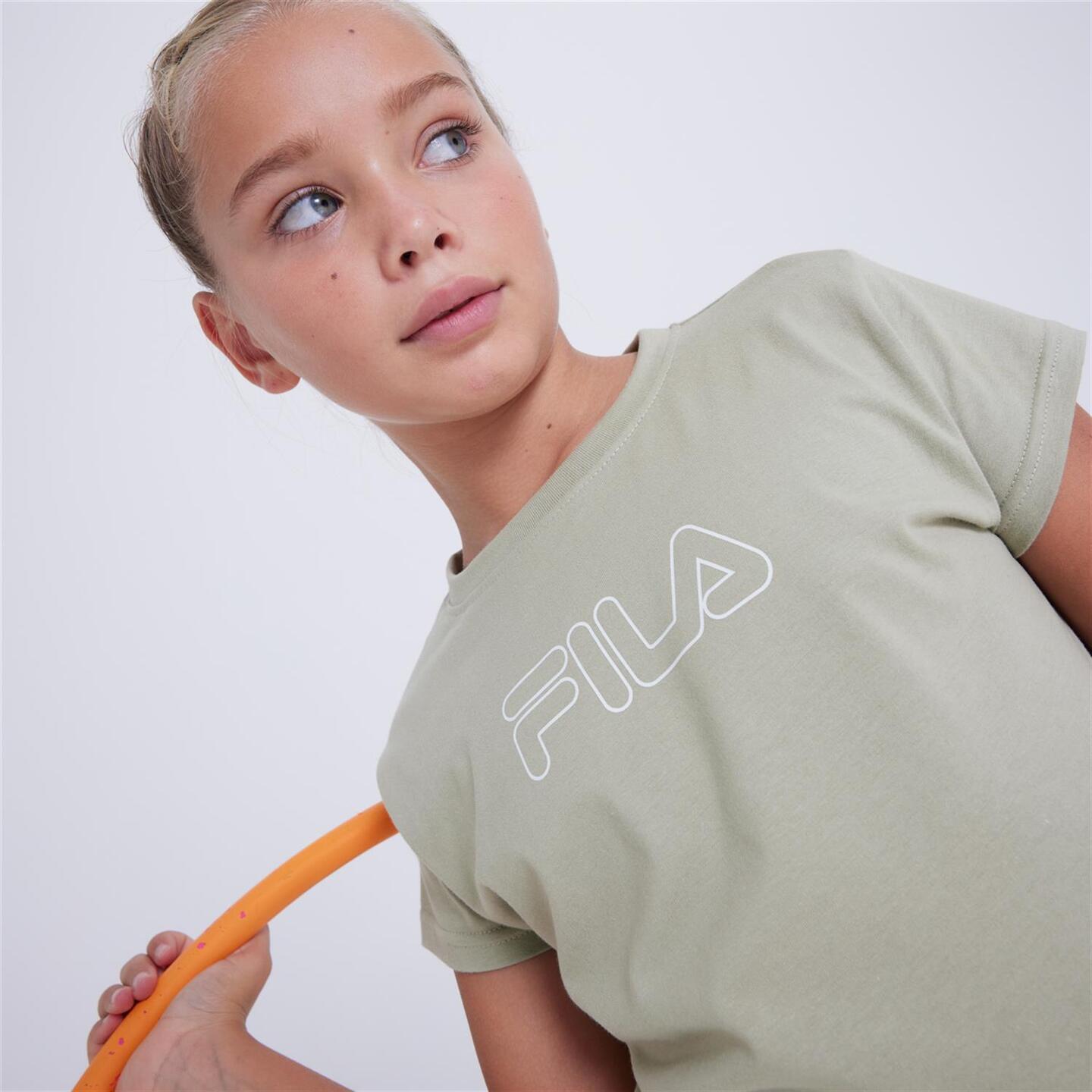 Fila Mora Verde Camiseta Algodon Nina Sprinter