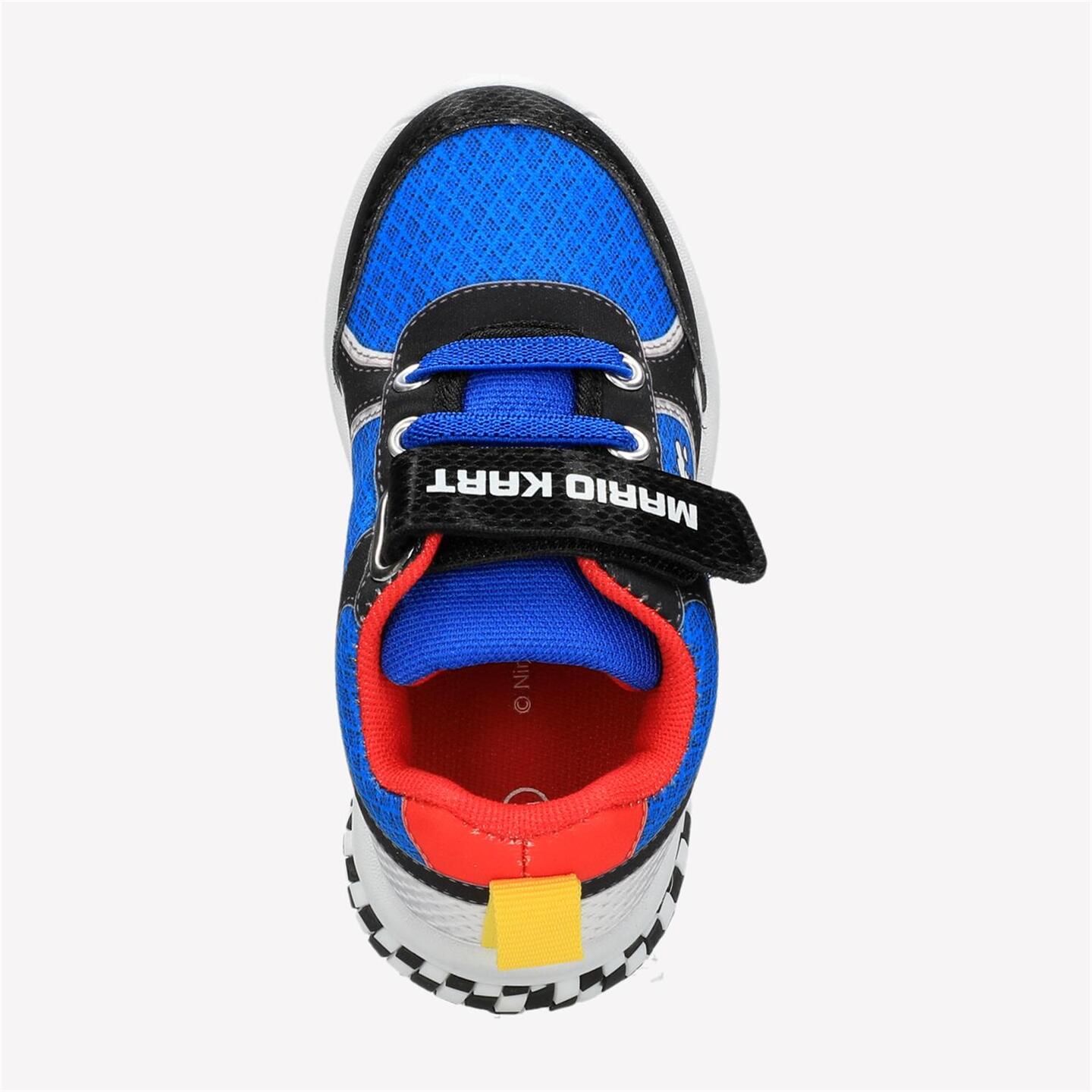 Zapatillas Velcro Super Mario - azul - Zapatillas Luces Niño