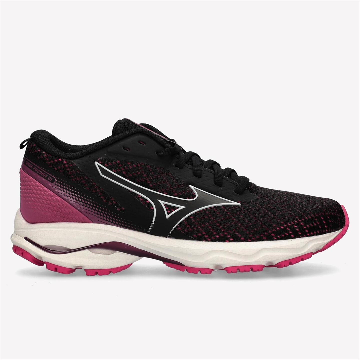 Mizuno Wave Prodigy 6 - negro - Zapatillas Running Mujer