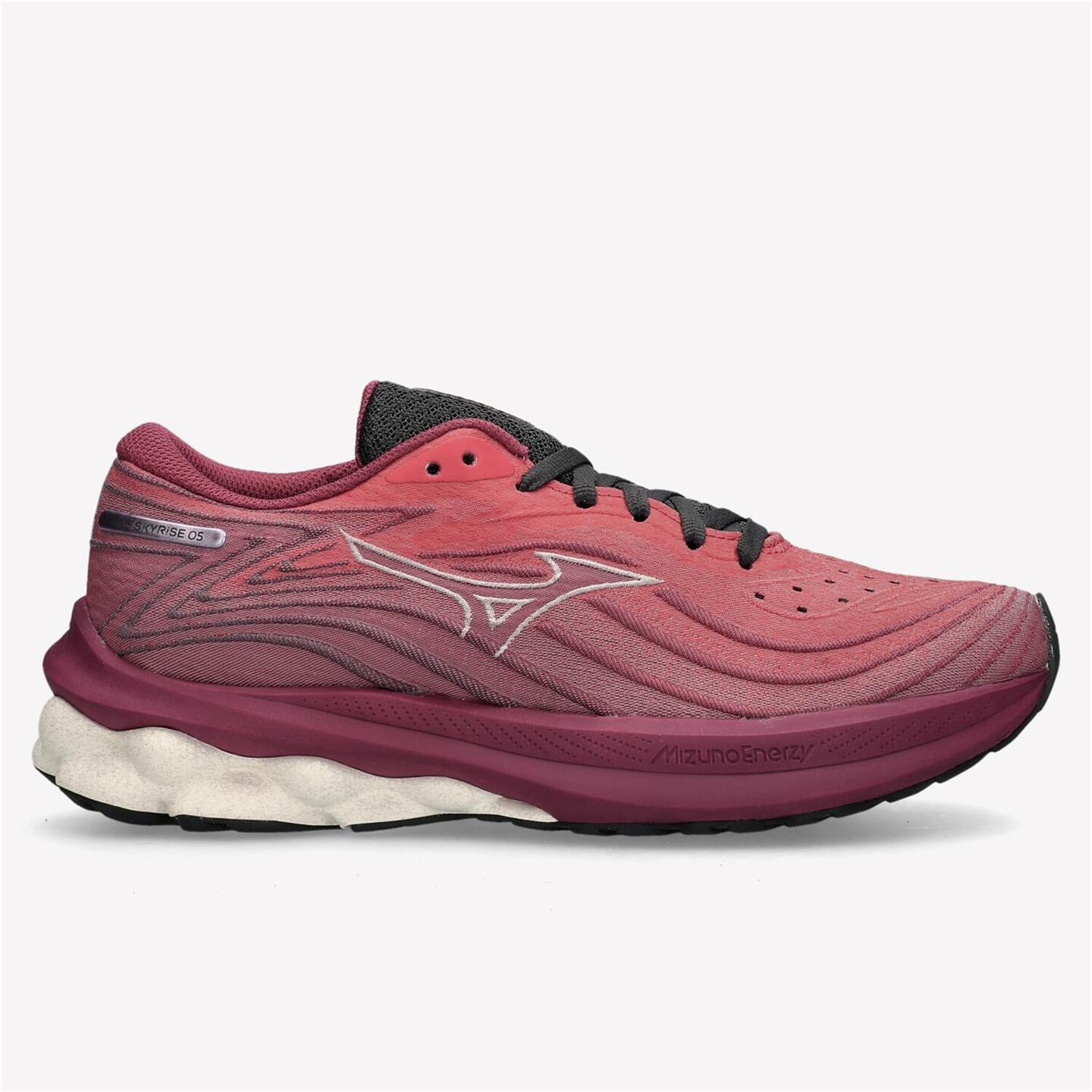 Mizuno Wave Skyrise 5 - rojo - Zapatillas Running Mujer