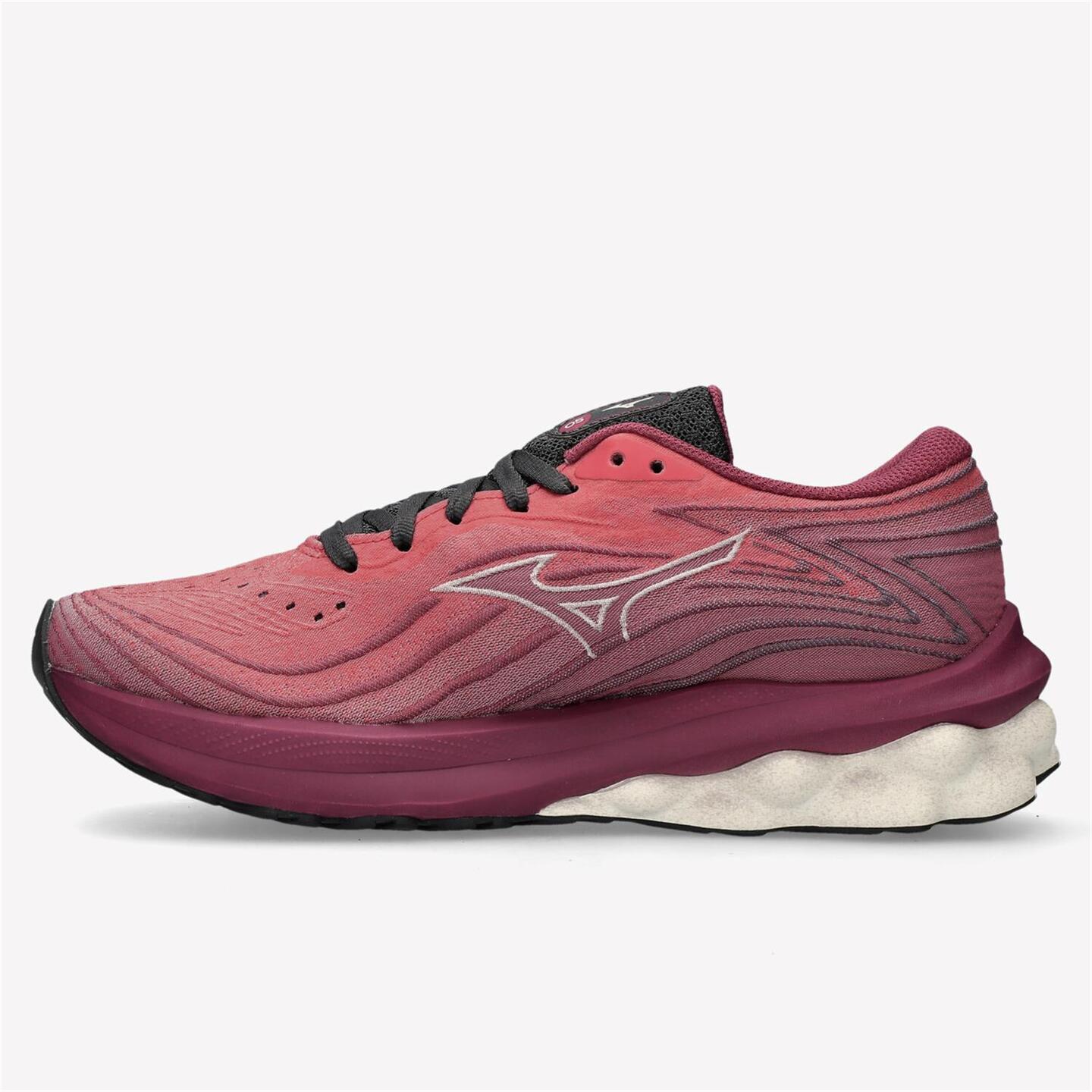 Mizuno Wave Skyrise 5 - rojo - Sapatilhas Running Mulher