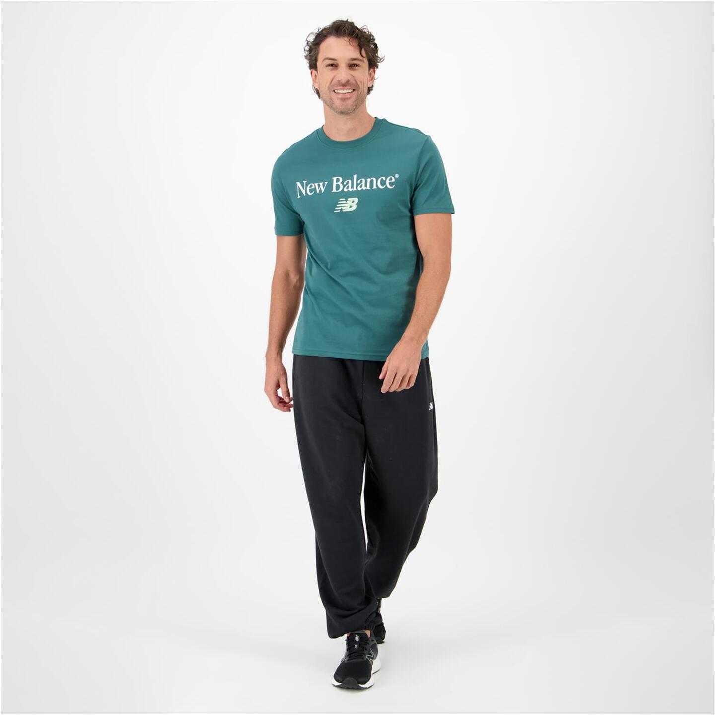 New Balance Vintage - verde - T-shirt Algodão Homem