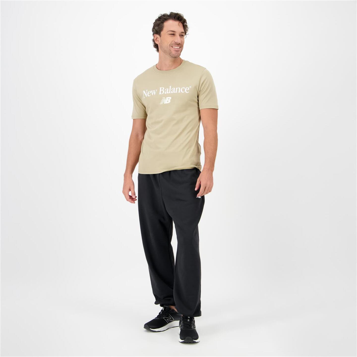 New Balance Vintage - marron - T-shirt Algodão Homem