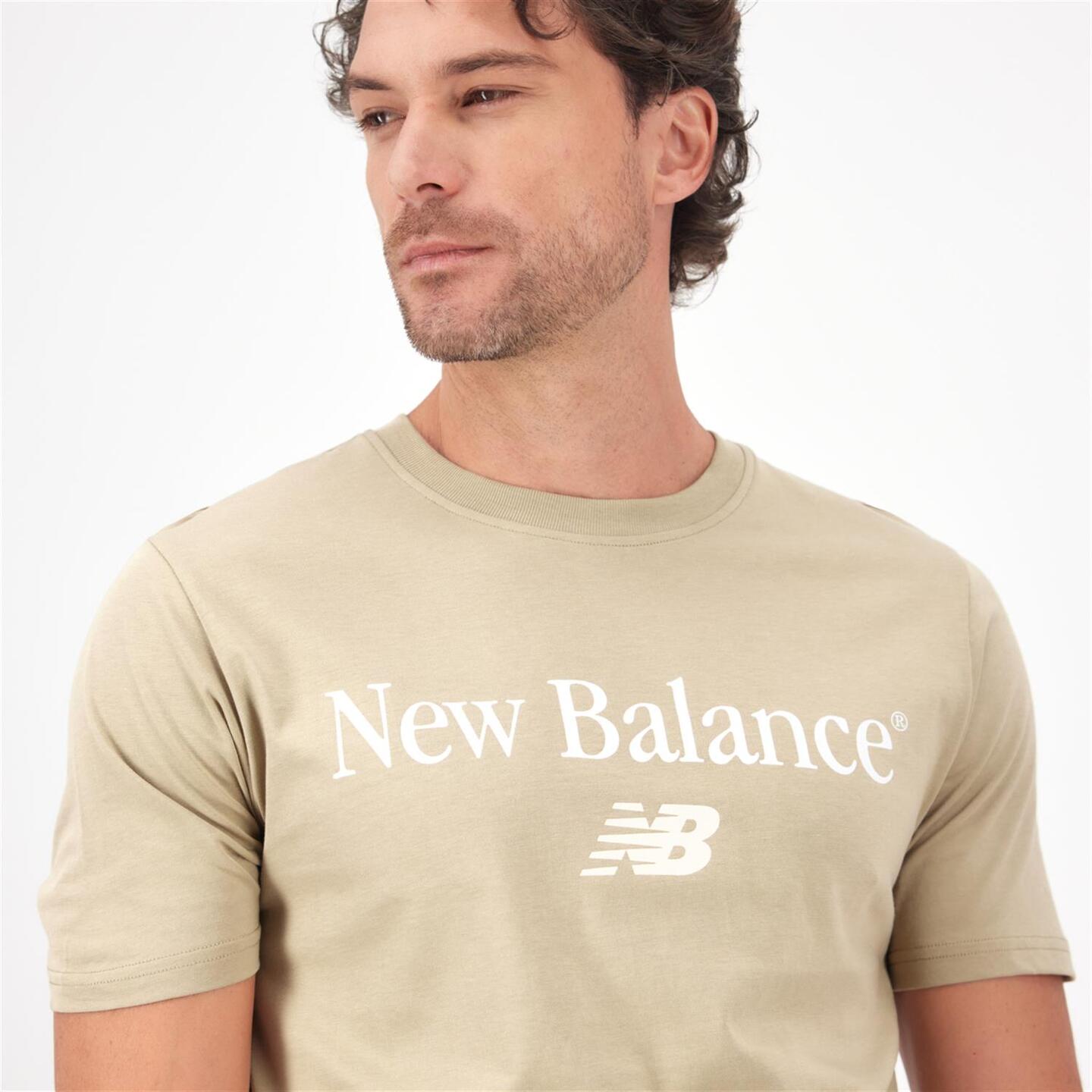 New Balance Vintage - marron - Camiseta Algodón Hombre