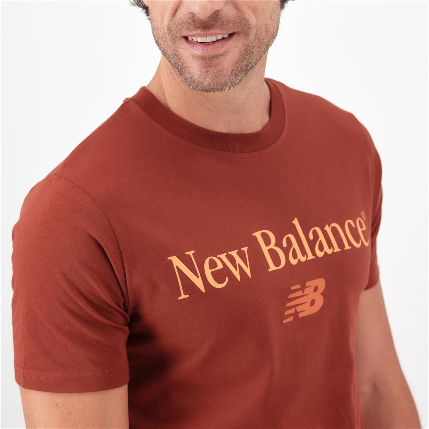 New Balance Vintage - marron - Camiseta Algodón Hombre