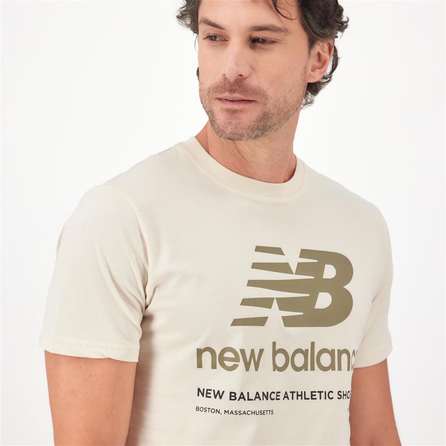 New Balance Athletic - marron - Camiseta Algodón Hombre