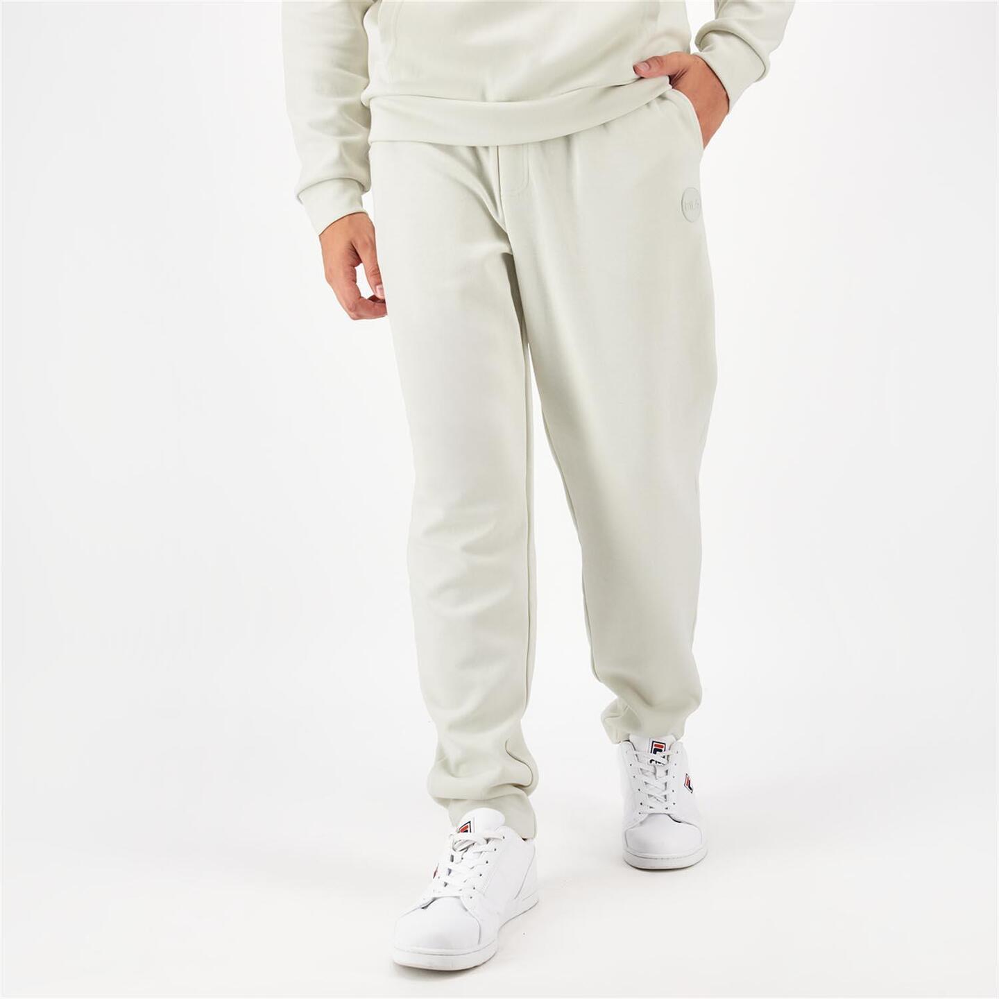 Pantalon chandal blanco shops