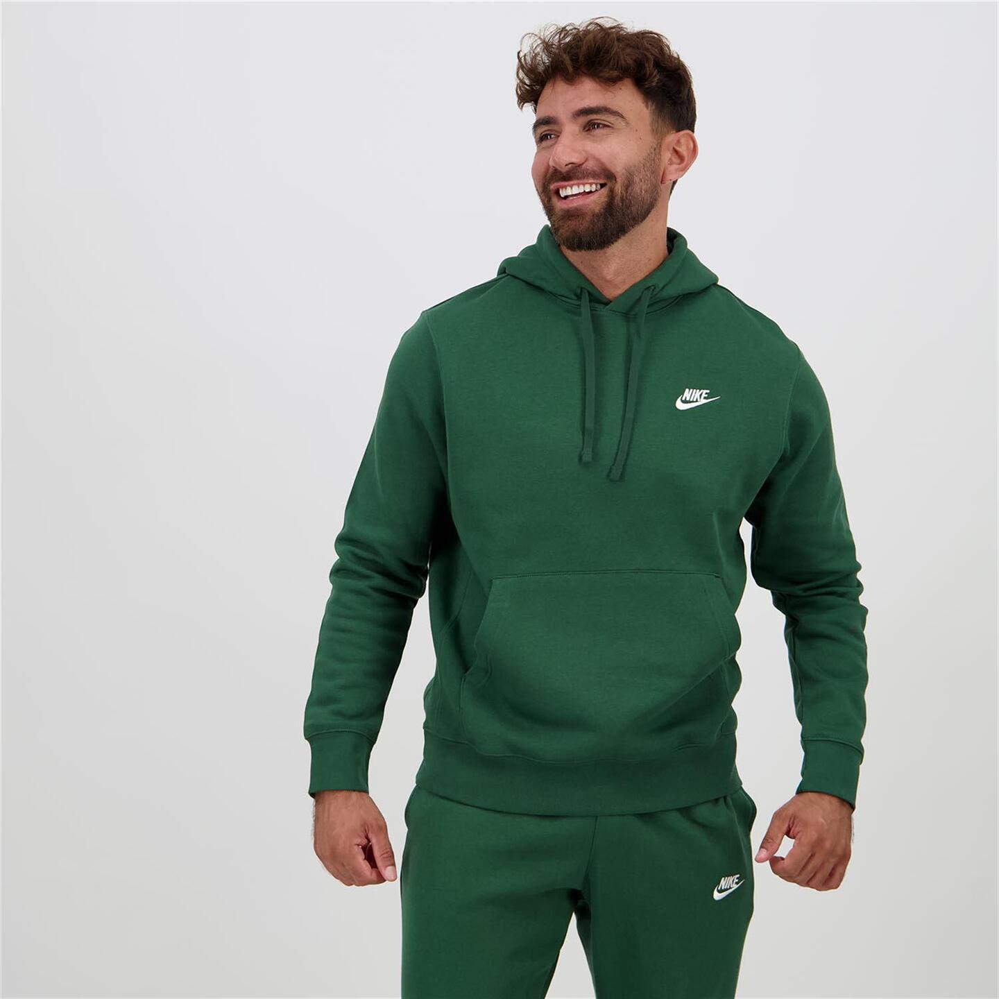 Nike Club Verde Sudadera Capucha Hombre Sprinter