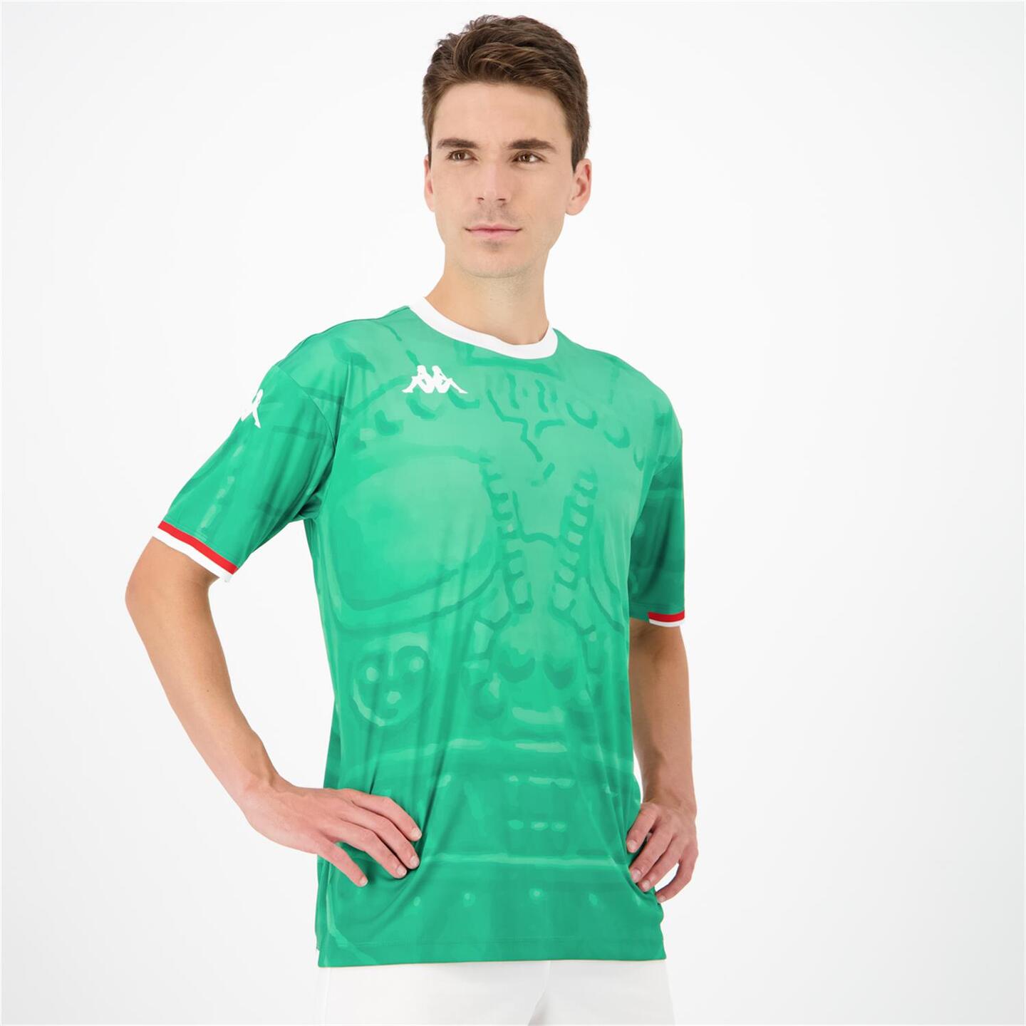 Kappa Spider - verde - T-shirt Futebol Homem