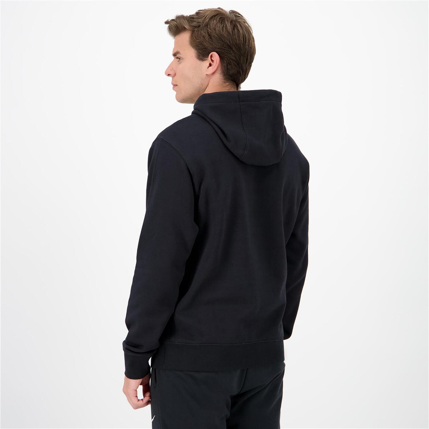 Nike Club - negro - Sudadera Capucha Hombre